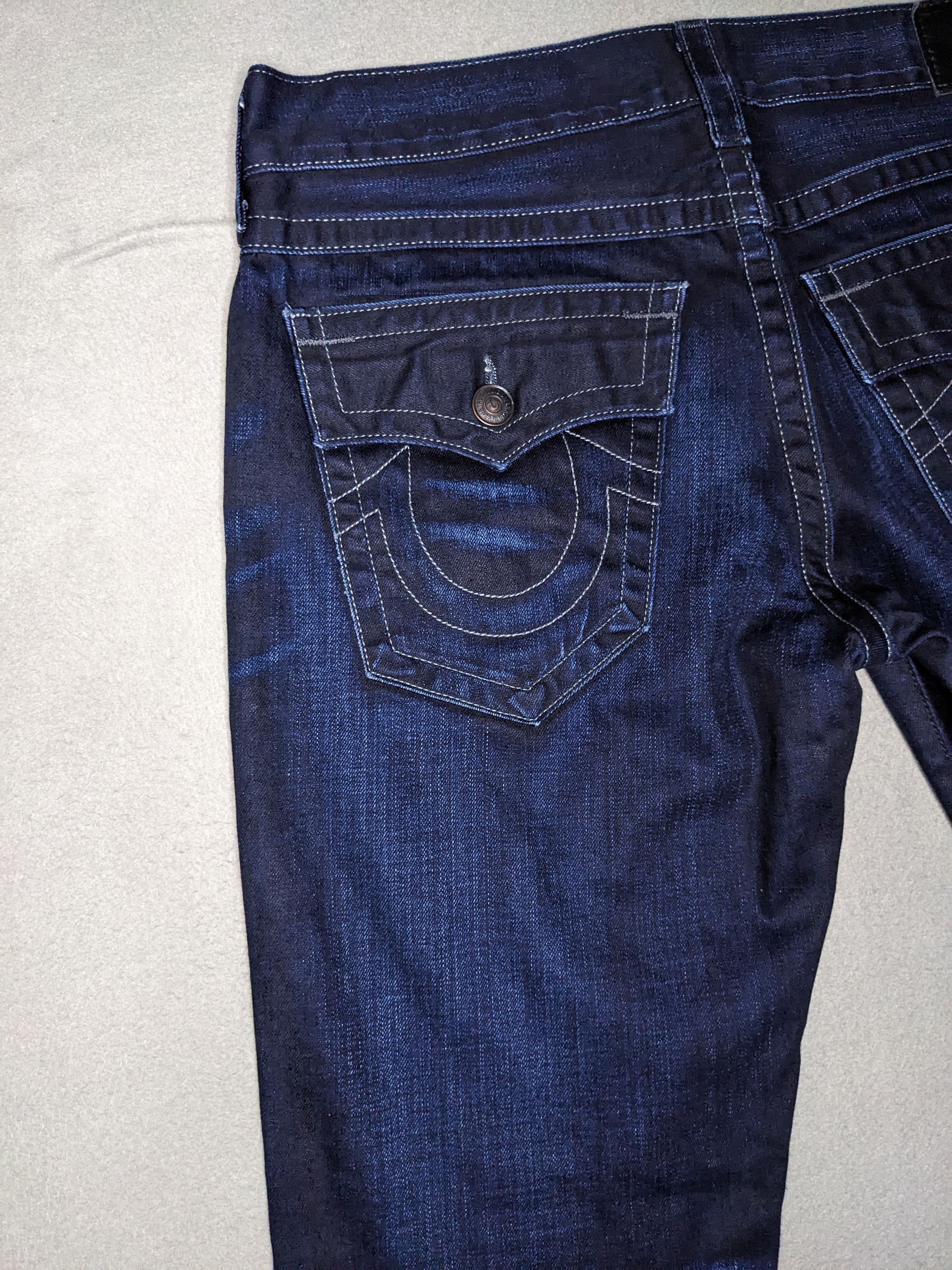 True Religion True Religion Ricky Jeans 34x29 Y2K Whiskered Made USA Size US 34 / EU 50 - 10 Thumbnail