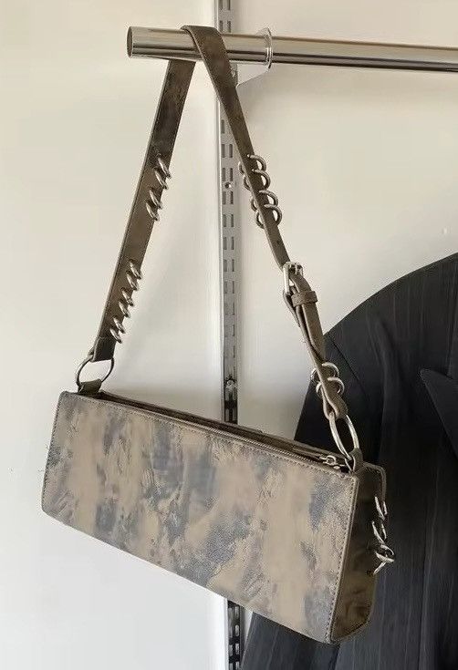 Japanese Brand Women Half-moon Leather Hasp Shoulder Crossbody Bag Size ONE SIZE - 5 Thumbnail