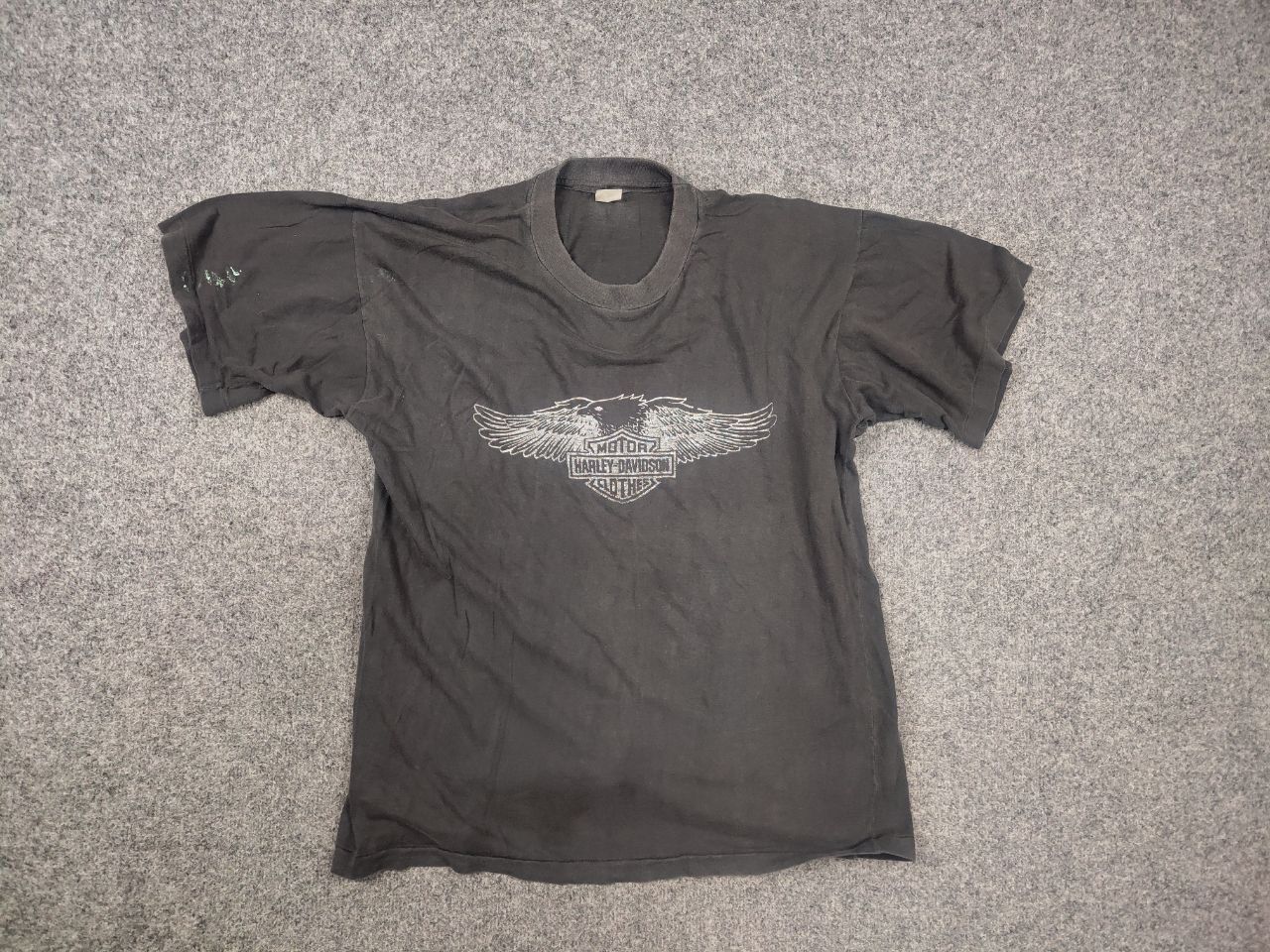 Harley Davidson Vintage 90's Harley Davidson Motorclothes Faded Shirt USA Size US M / EU 48-50 / 2 - 4 Thumbnail