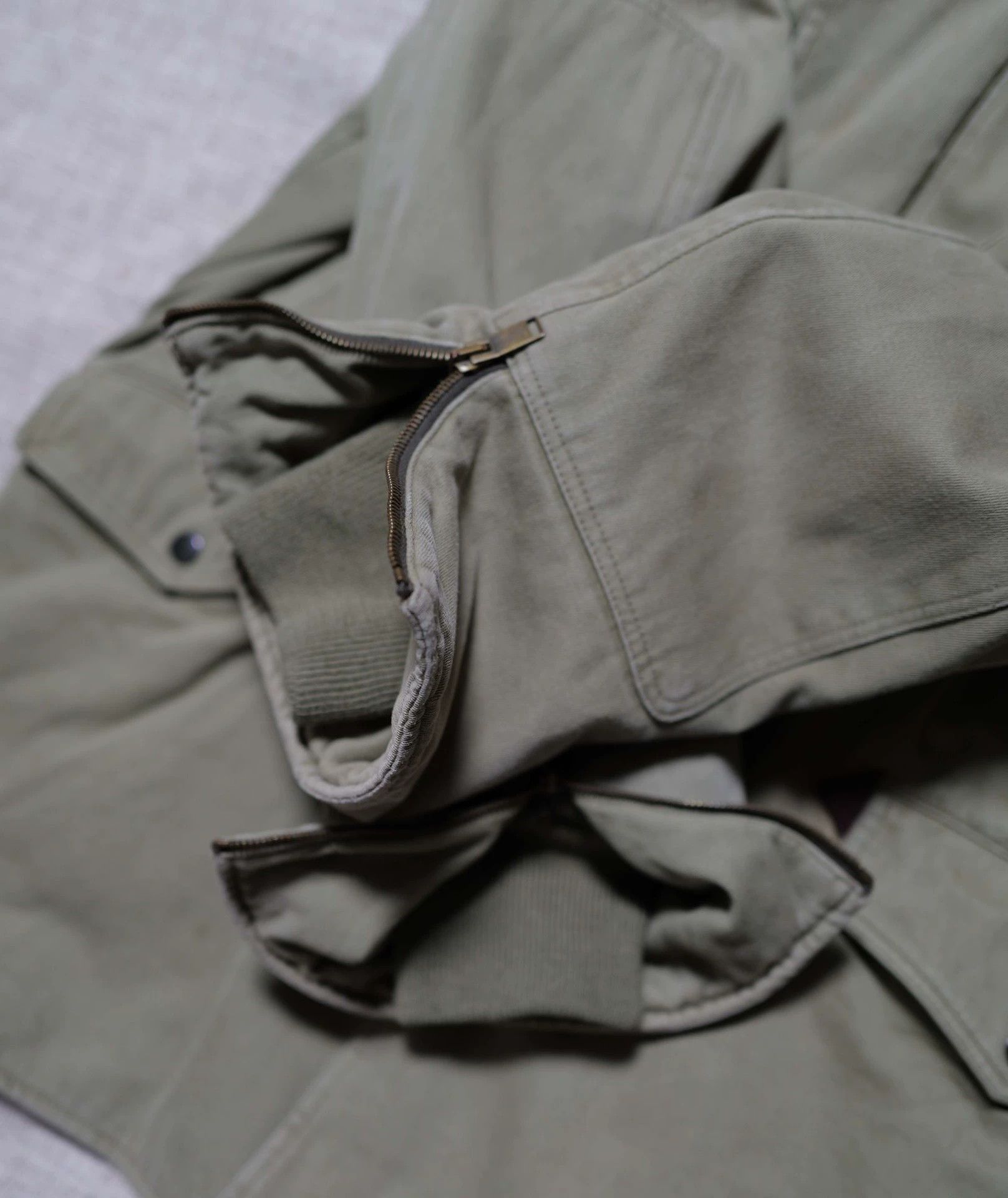 Saint Laurent Paris SLP 14AW Olive N3B Coyote Fur Collar Parka 50 Size US M / EU 48-50 / 2 - 5 Thumbnail