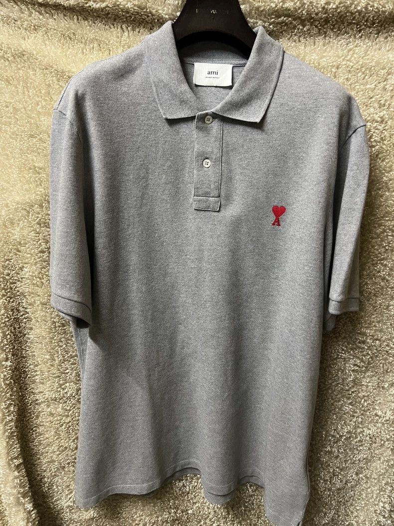 AMI AMI Men's Short Sleeve Polo Shirt-yf Size US XL / EU 56 / 4 - 1 Thumbnail