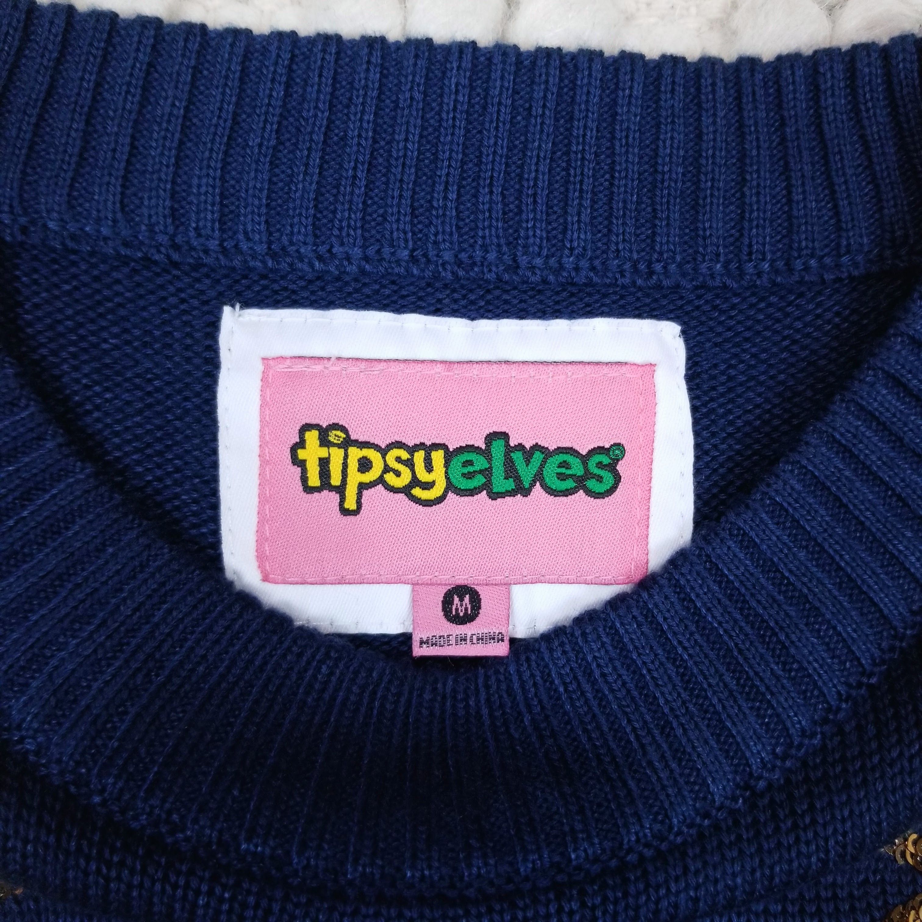 Tipsy Elves NWT Tipsy Elves Golden Snowflake Sweater Dress Size M / US 6-8 / IT 42-44 - 7 Thumbnail