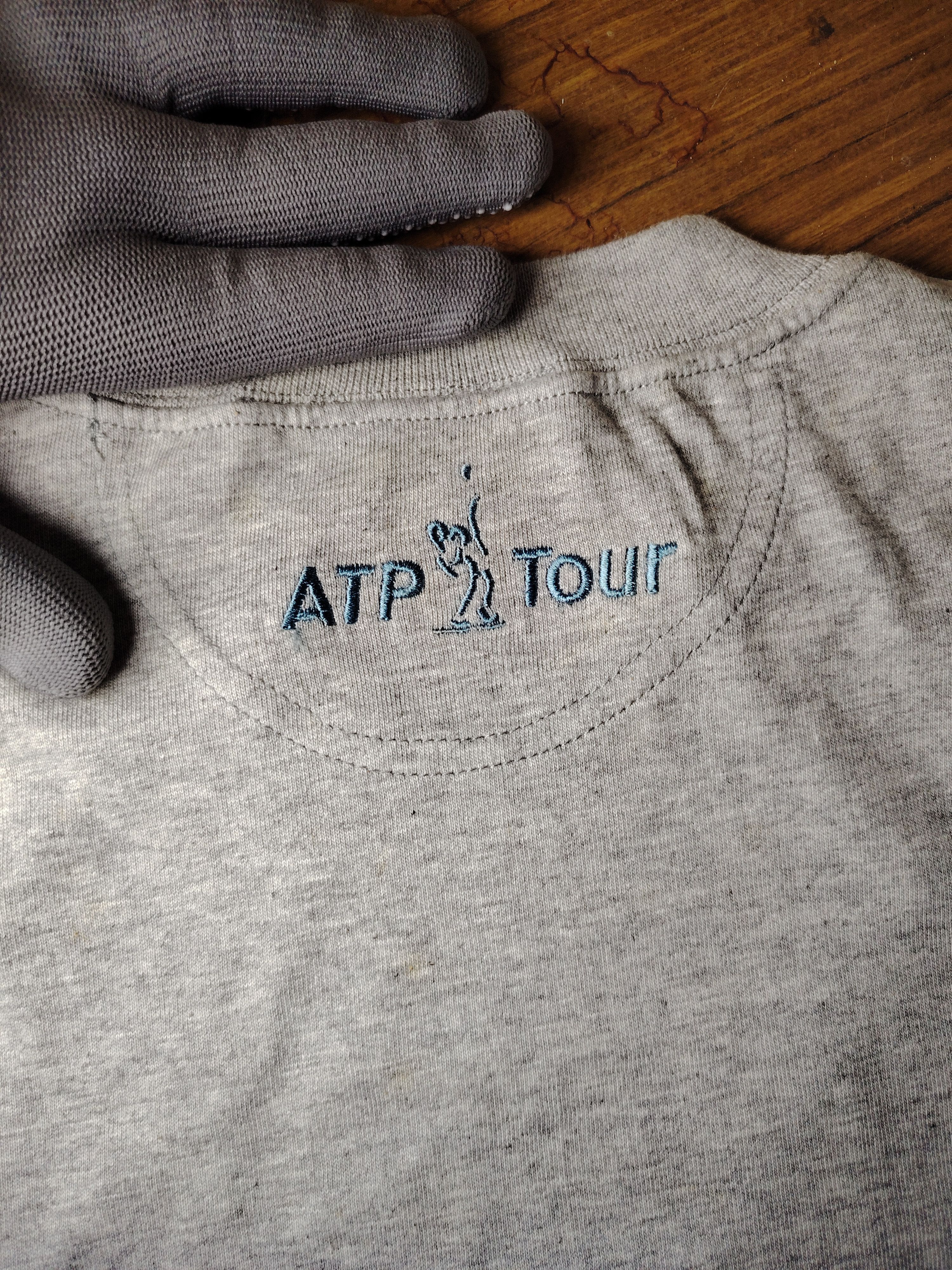 Adidas Brand‑New Adidas ATP Tour T‑Shirt Size L 90s Tennis Tour Size US L / EU 52-54 / 3 - 6 Thumbnail