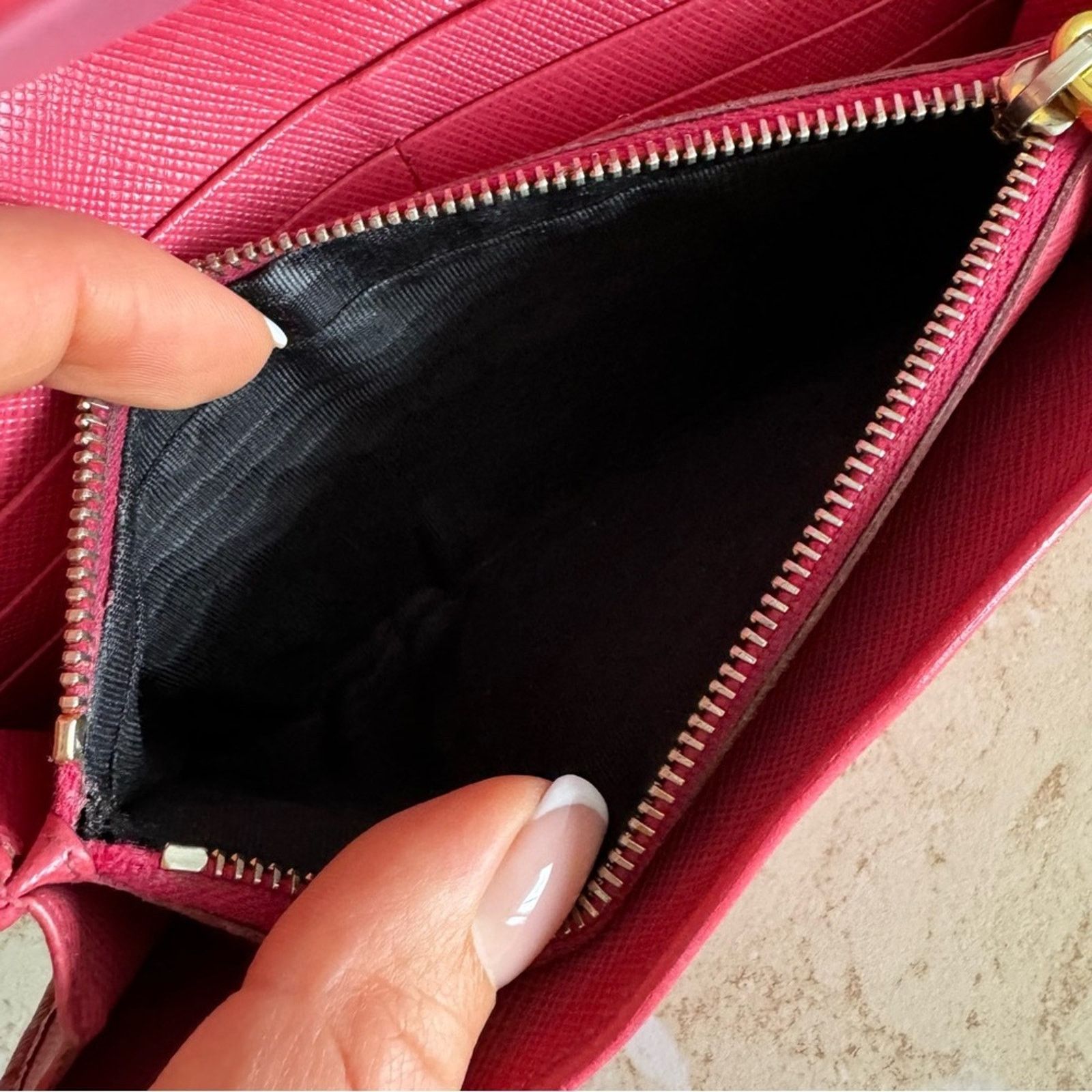 Prada PRADA Milano Pink Long Wallet, Authentic Size ONE SIZE - 10 Thumbnail