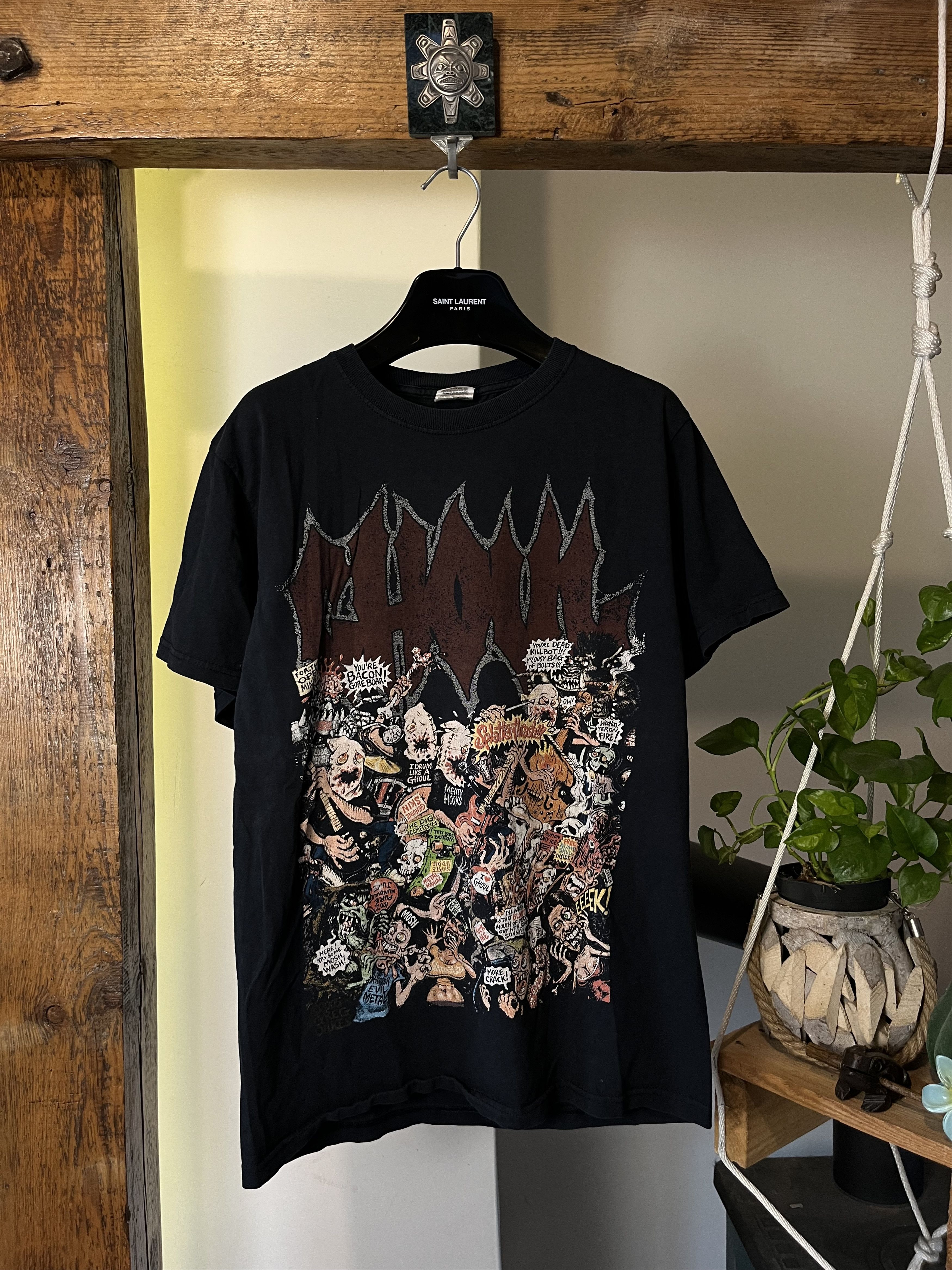 Band Tees × Vintage Vintage Ghoul Splatter Thrash Death Metal Size US M / EU 48-50 / 2 - 1 Thumbnail