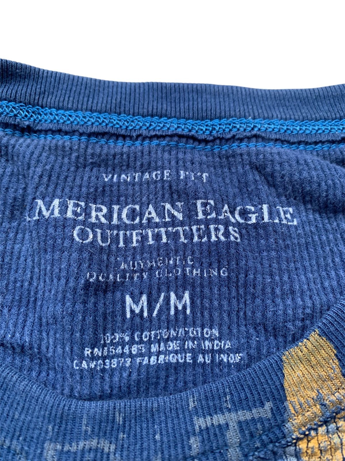 American Eagle Outfitters Number 7 American Eagle Vintage fit Disstressed Long Sleeve Size US M / EU 48-50 / 2 - 6 Thumbnail