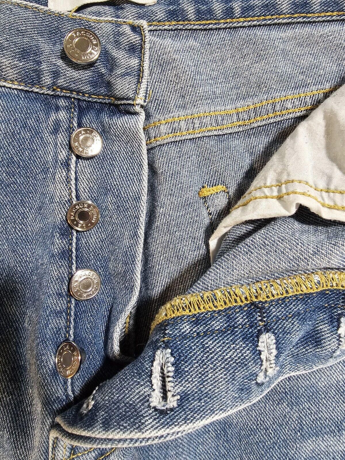 Pacsun Pac Sun los angeles straight button fly jeans 26 Distress Size 26" / US 2 / IT 38 - 3 Thumbnail