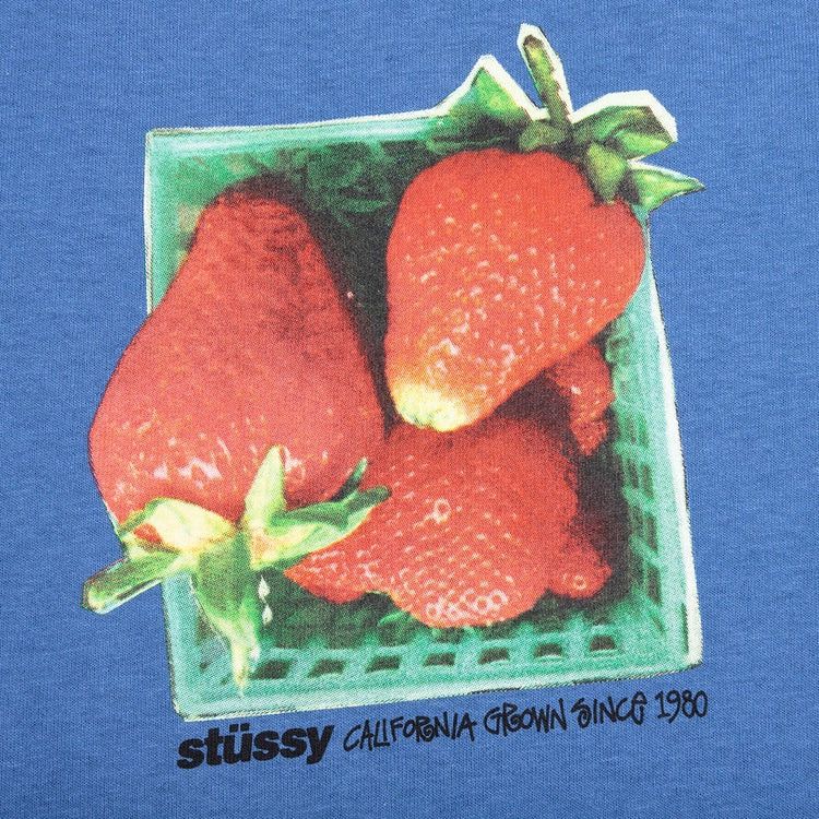Stussy STÜSSY STUSSY BERRIES TEE IN BLUE COTTON T-SHIRT SIZE XXL Size US XXL / EU 58 / 5 - 3 Thumbnail
