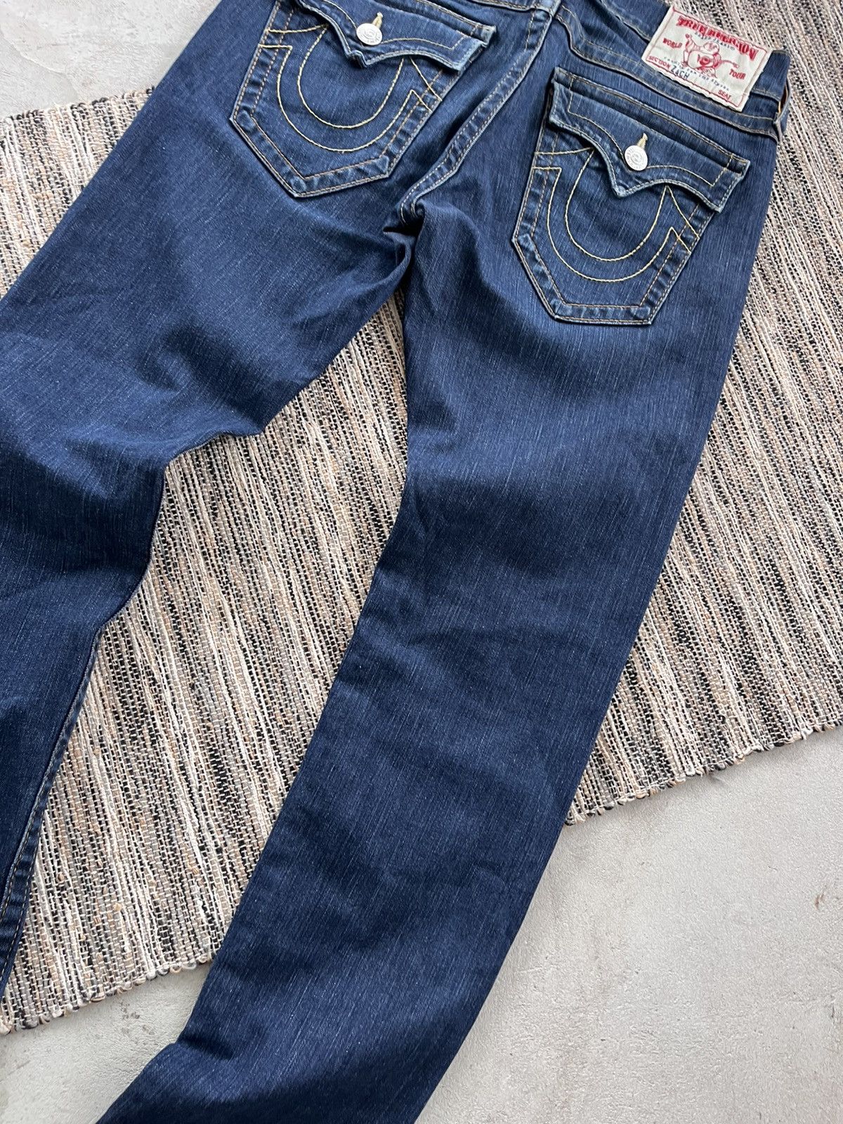 True Religion Vintage True Religion Zach Slim Blue Y2K Denim Jeans Rap sk8 Size US 30 / EU 46 - 16 Thumbnail