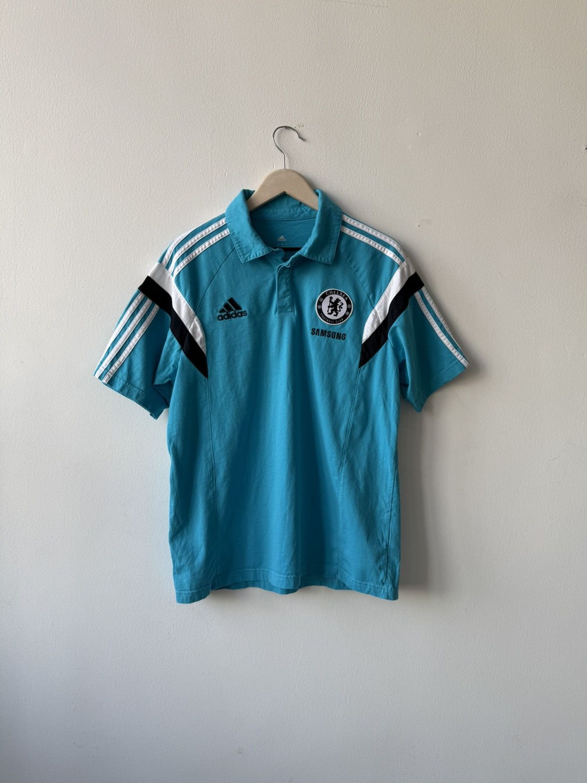 Adidas Adidas Chelsea 2014/2015 Polo Football Shirt Size US L / EU 52-54 / 3 - 1 Thumbnail