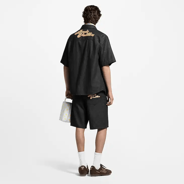 Louis Vuitton Chambray Shorts Size US 34 / EU 50 - 4 Thumbnail