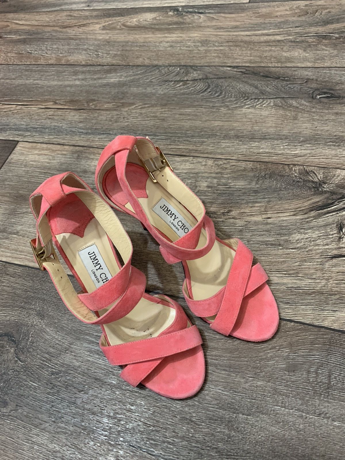 Jimmy Choo Jimmy Choo Suede Pink Heels Shoes Made in Italy US5,5 Size US 5.5 / IT 35.5 - 3 Thumbnail