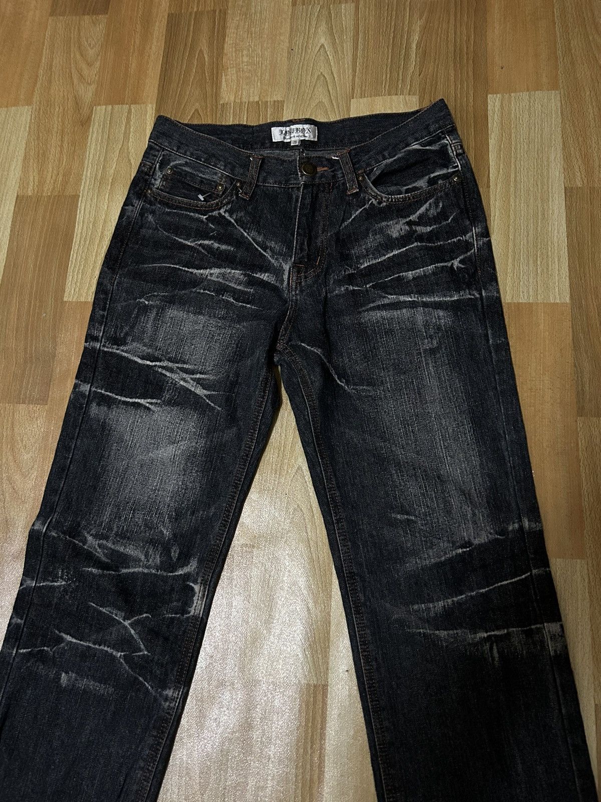Designer × If Six Was Nine × LOWBOX 💥 RARE LOW BOX 2002 JEANS Size US 30 / EU 46 - 4 Thumbnail