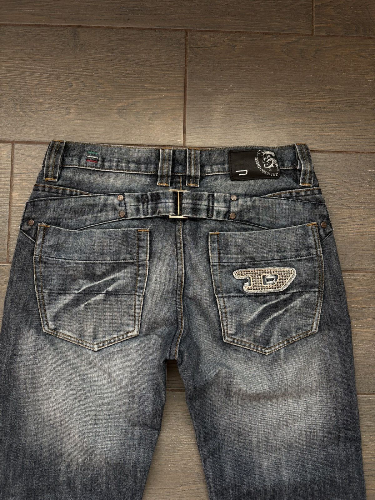 Diesel Diesel Buckle Back Logo Pocket Denim Pants Men’s size 32 Size US 32 / EU 48 - 2 Thumbnail