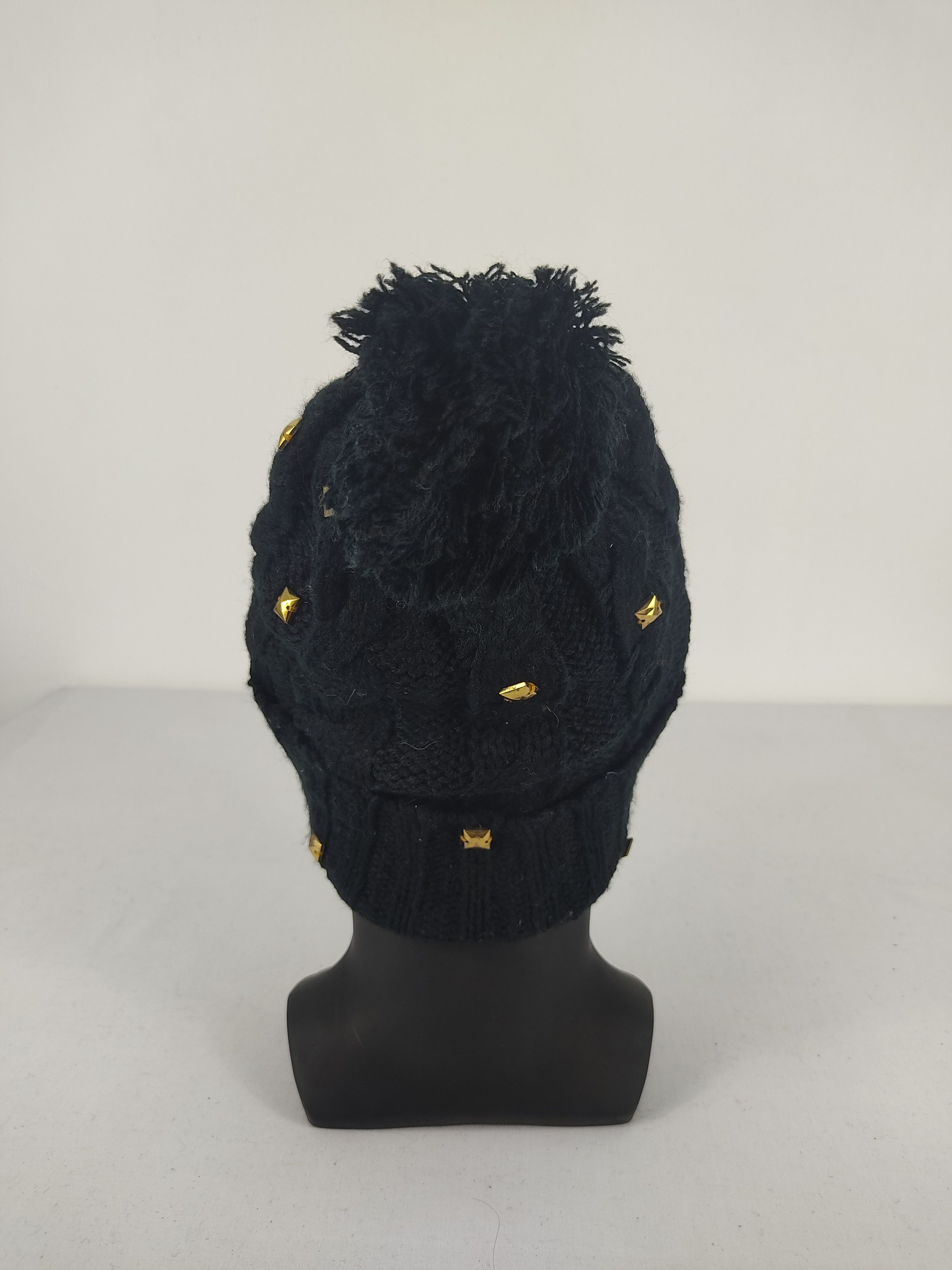 Japanese Brand × Vintage Japanese Brand Studded Knit Beanie / Snow Hat / Snow Cap Size ONE SIZE - 3 Thumbnail