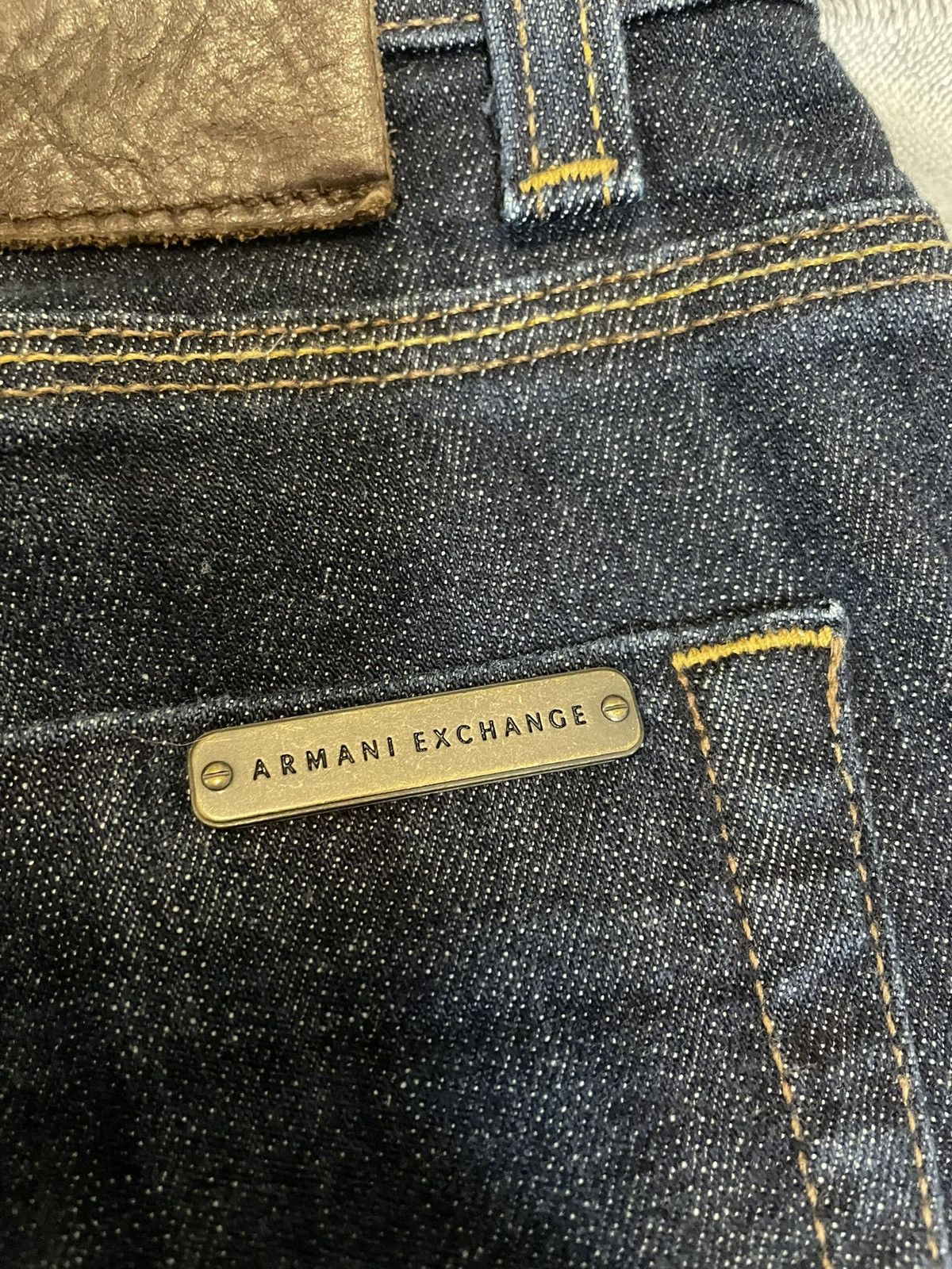 Armani Exchange Armani Exchange J66 Jeans Low Rise Straight Leg Regular Size US 30 / EU 46 - 10 Thumbnail