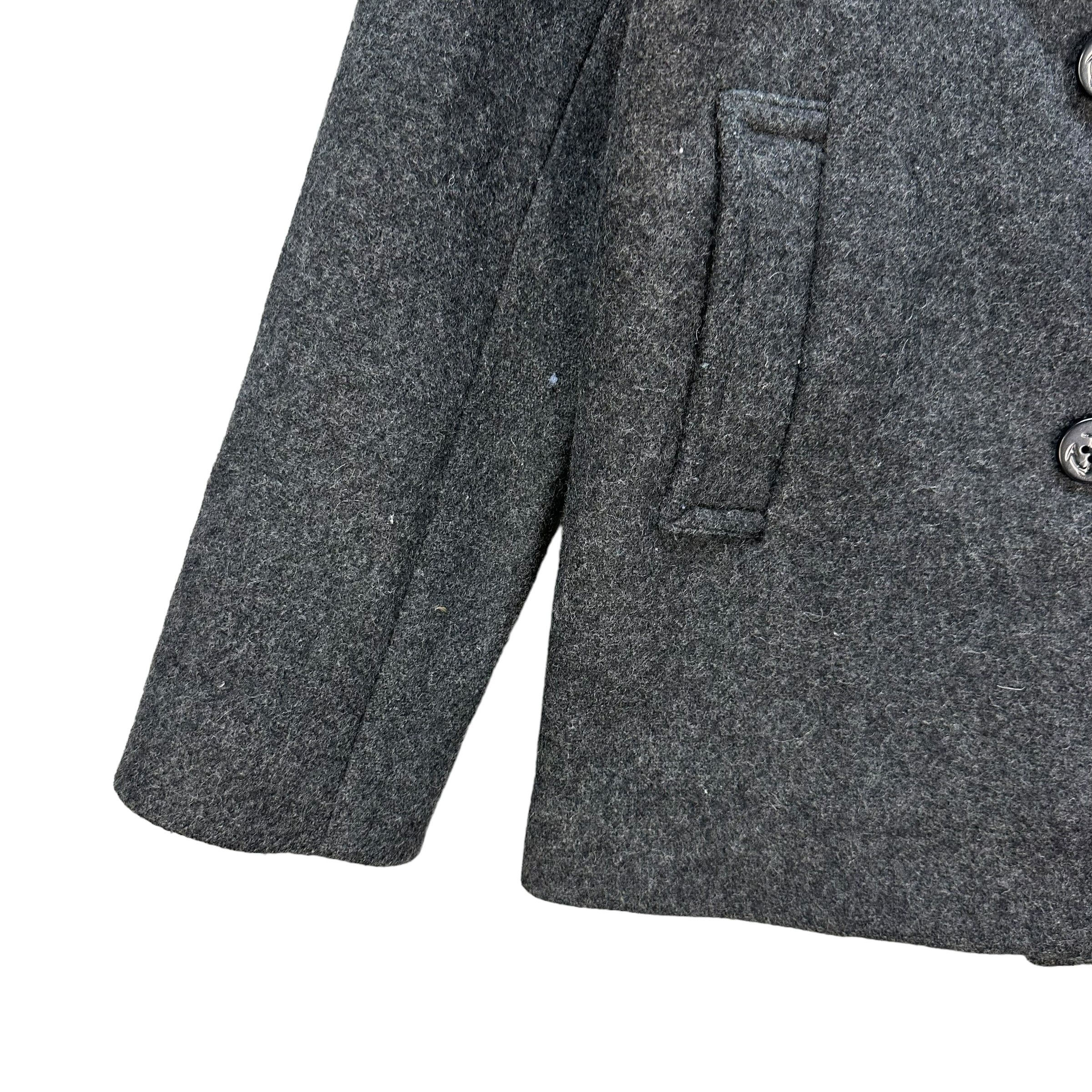 Japanese Brand NIMES Wool Double Breasted Coat #A48-1125 Size S / US 4 / IT 40 - 4 Thumbnail