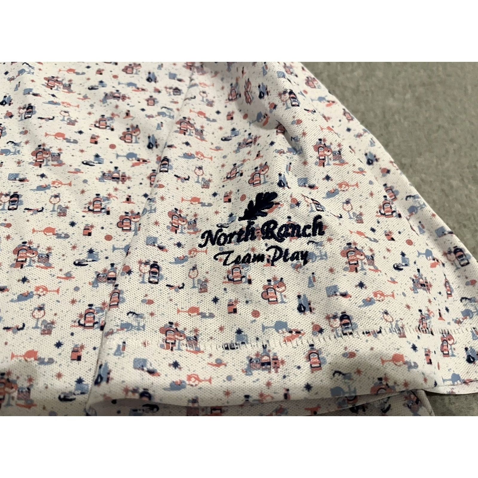 Peter Millar Peter Millar Summer Comfort Polo Shirt Mens XL Golf Wine Cocktails Multicolor Short Sleeve Collared Shirt Size US XL / EU 56 / 4 - 4 Thumbnail