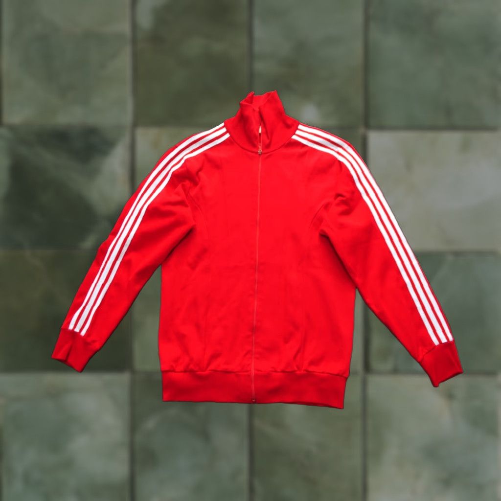 Adidas ADIDAS SPORT JACKET TRACK TOP VTG MADE IN YUGOSLAVIA 80's RED SIZE 7 (M-L) RETRO Size US M / EU 48-50 / 2 - 1 Thumbnail