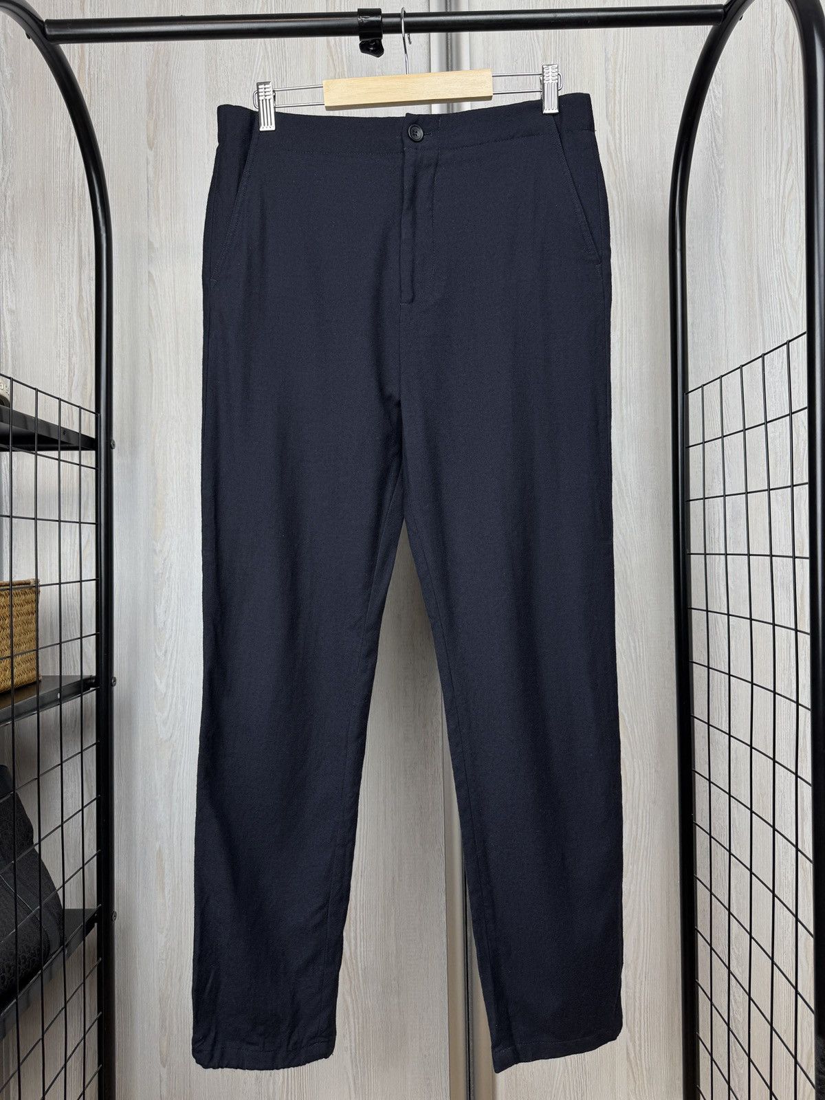 Acne Studios Acne Studios Pace Wool PAW16 casual navy blue pants Size US 30 / EU 46 - 1 Thumbnail