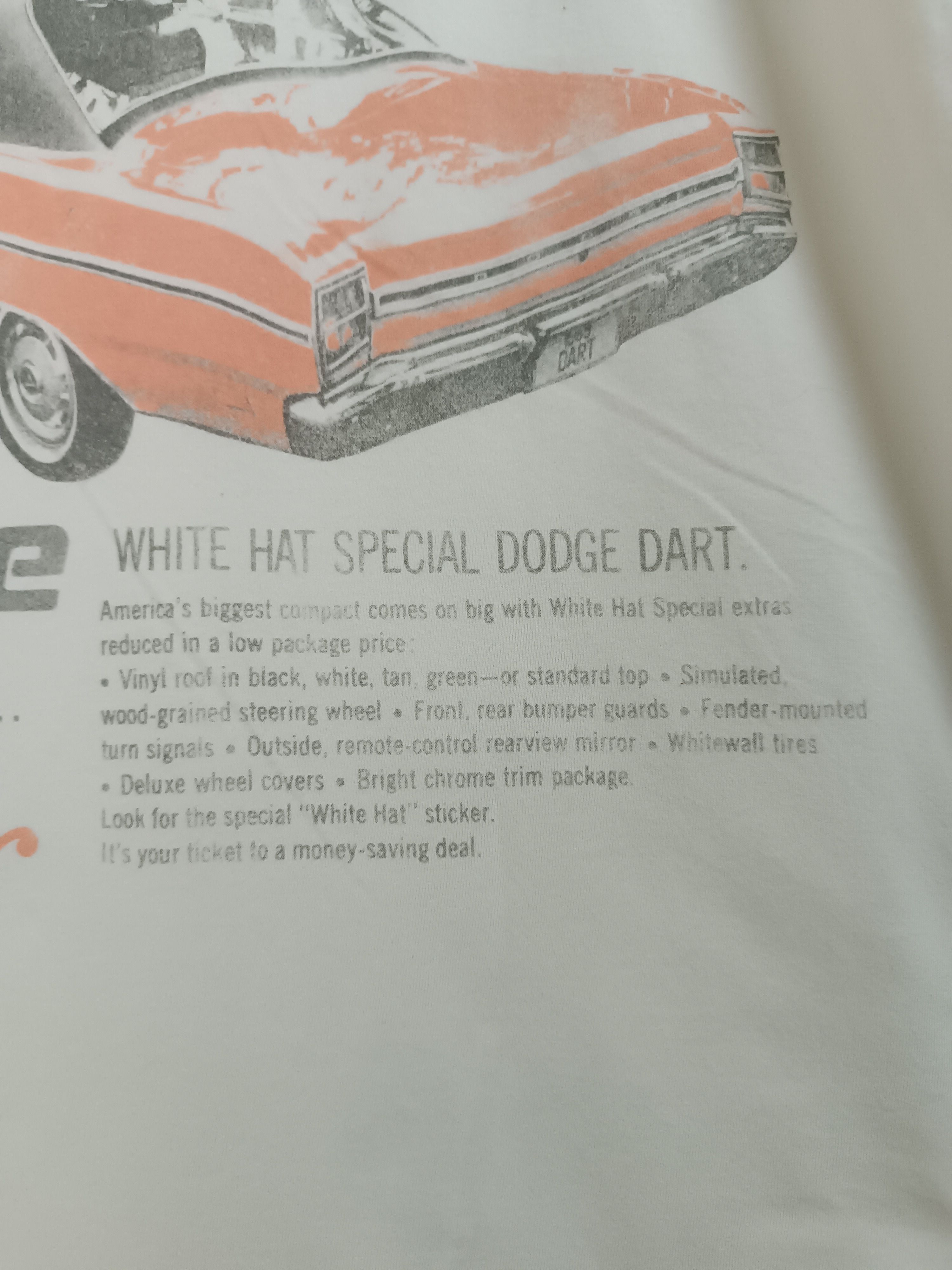 Vintage VINTAGE DODGE WHITE HAT 80'S CAR AUTO mustang jaguar hellcat Size US L / EU 52-54 / 3 - 11 Thumbnail