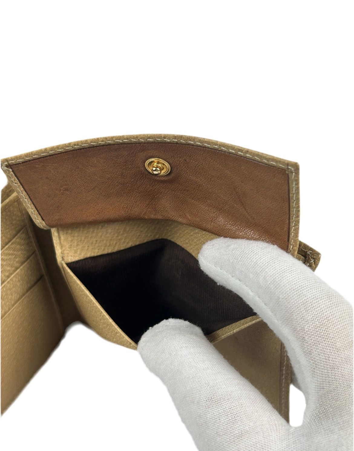 Paolo Gucci Paolo Gucci Coconut Bifold Wallet Size ONE SIZE - 5 Thumbnail