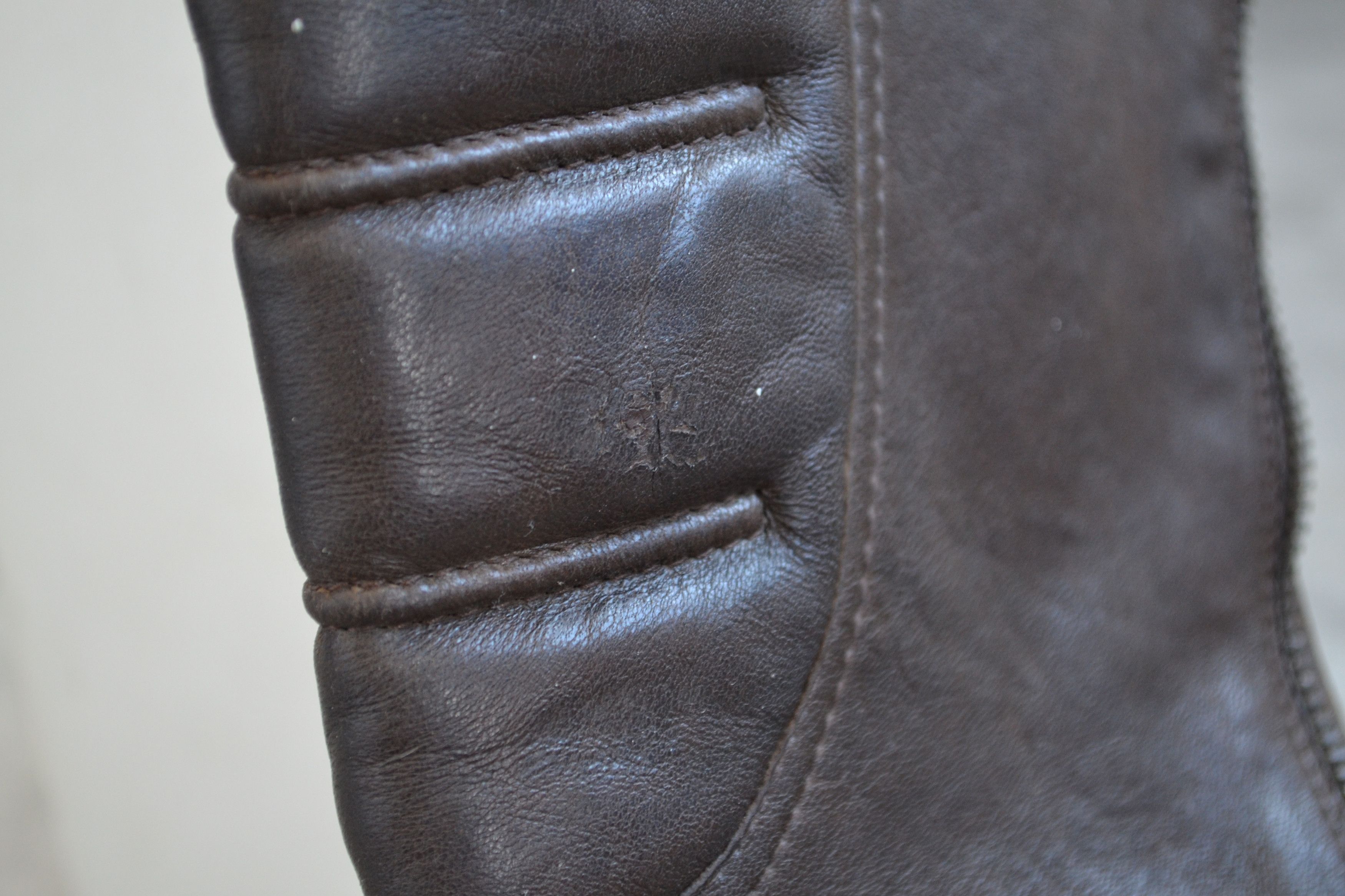Miu Miu MIU MIU Boots Biker Brown Astro Leather 1999 PRADA Vintag Size US 8.5 / IT 38.5 - 12 Thumbnail