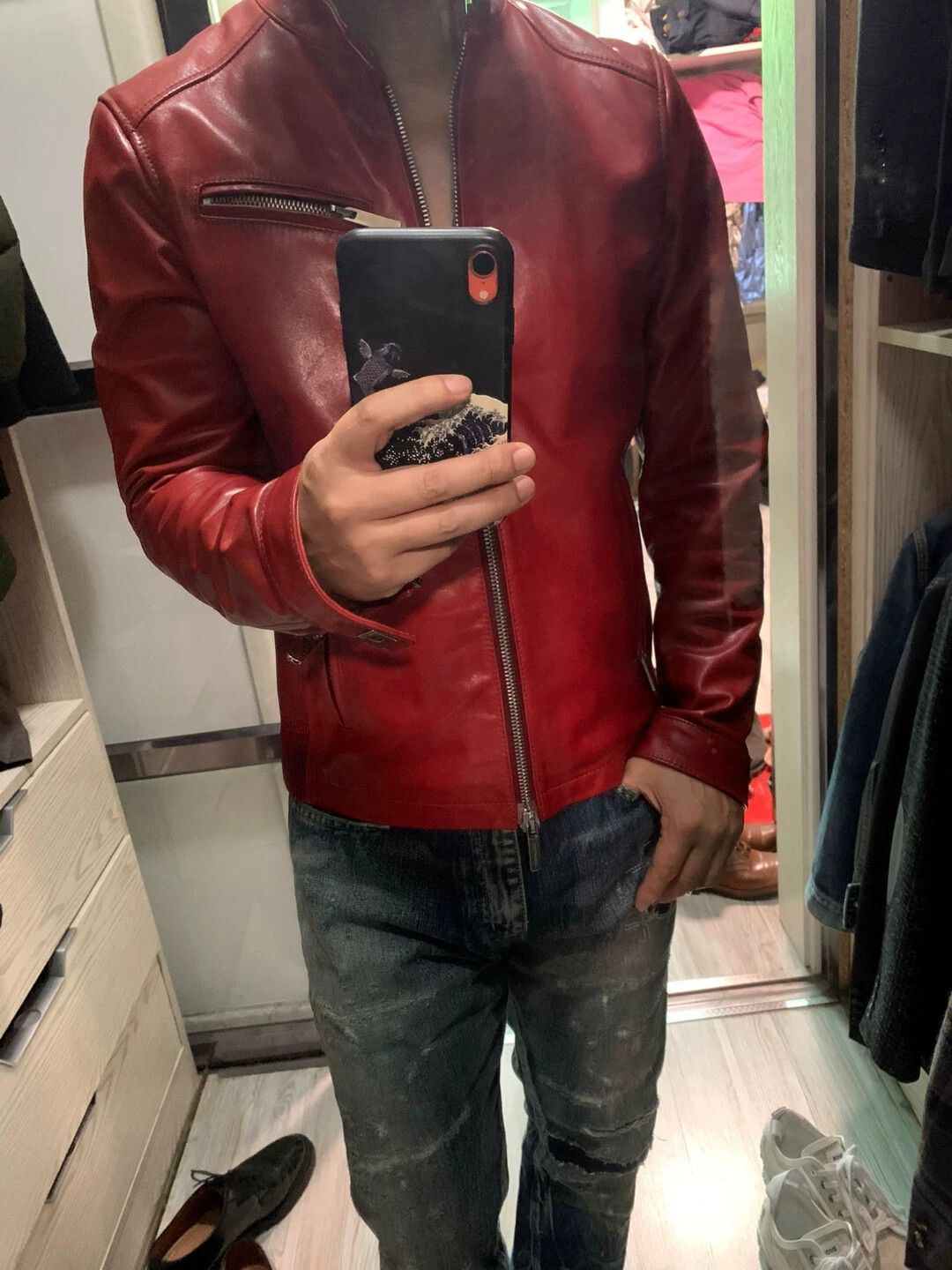 Dsquared2 dsquared2 Classic Horsehide Leather Jacket 46 Vintage Size US S / EU 44-46 / 1 - 1 Thumbnail