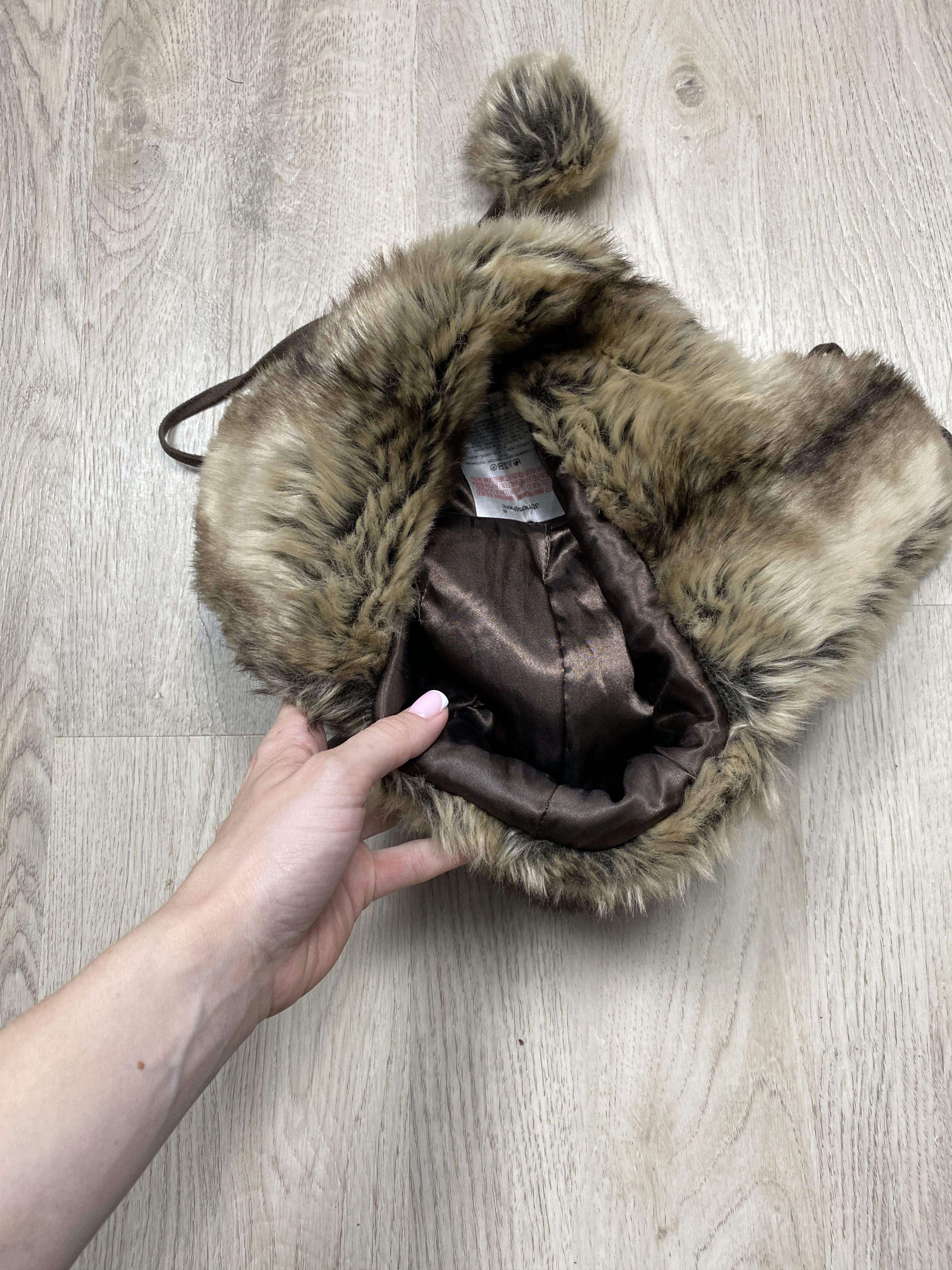 20471120 Vintage Mohair Hat with Ear Flaps Beanie Wool Fur Size ONE SIZE - 4 Thumbnail