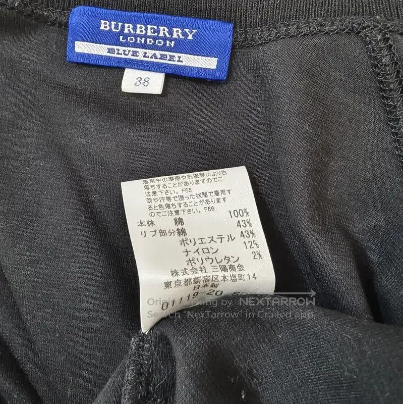 Burberry Burberry Women's Black Cotton Cardigan. Size M / US 6-8 / IT 42-44 - 5 Thumbnail