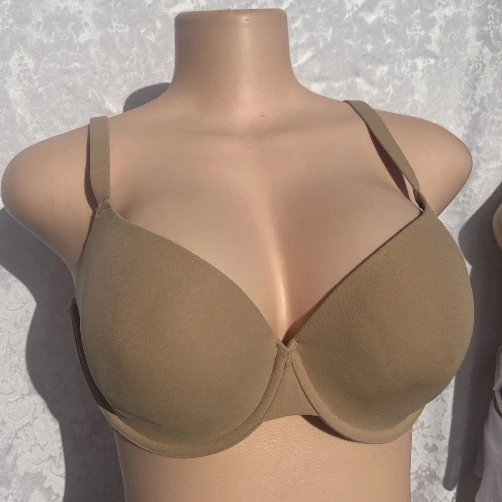 SKIMS SKIMS Fits Everybody Lace T-Shirt Bra 34DDD Clay New w tags Size ONE SIZE - 1 Thumbnail