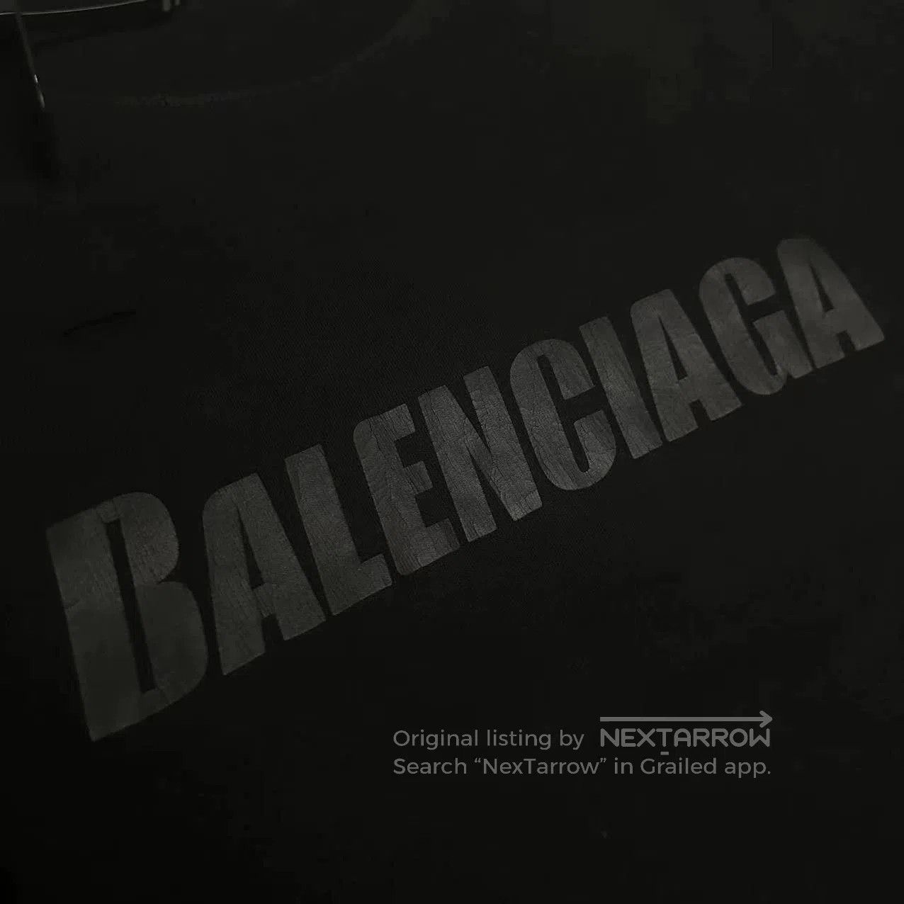 Balenciaga Balenciaga Letter Print Hole Short Sleeve T-shirt. Size US M / EU 48-50 / 2 - 3 Thumbnail