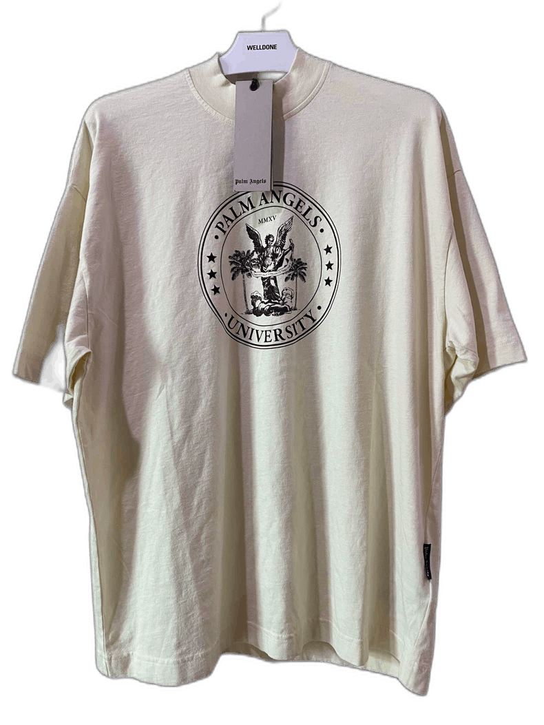 Palm Angels Palm Angels University Short Sleeve T-Shirt-yf Size US XS / EU 42 / 0 - 1 Thumbnail