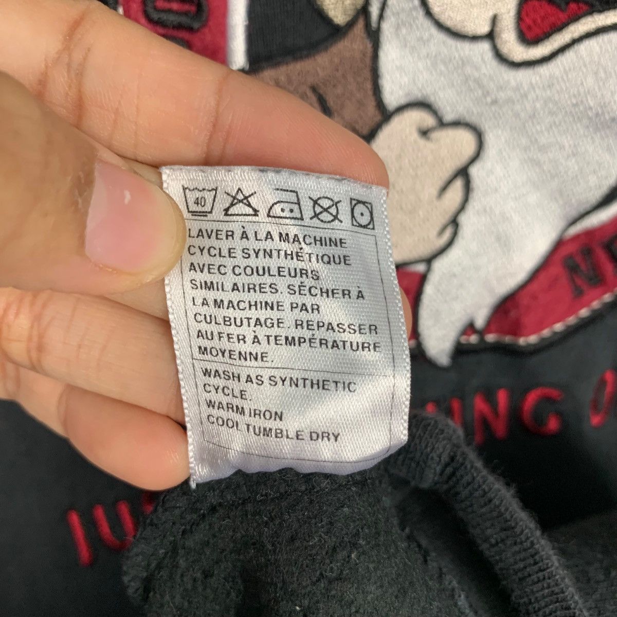 Disney DISNEYLAND RESORT GRUMPY Big Logo Hoodie Pullover #2666-C119 Size US L / EU 52-54 / 3 - 18 Thumbnail