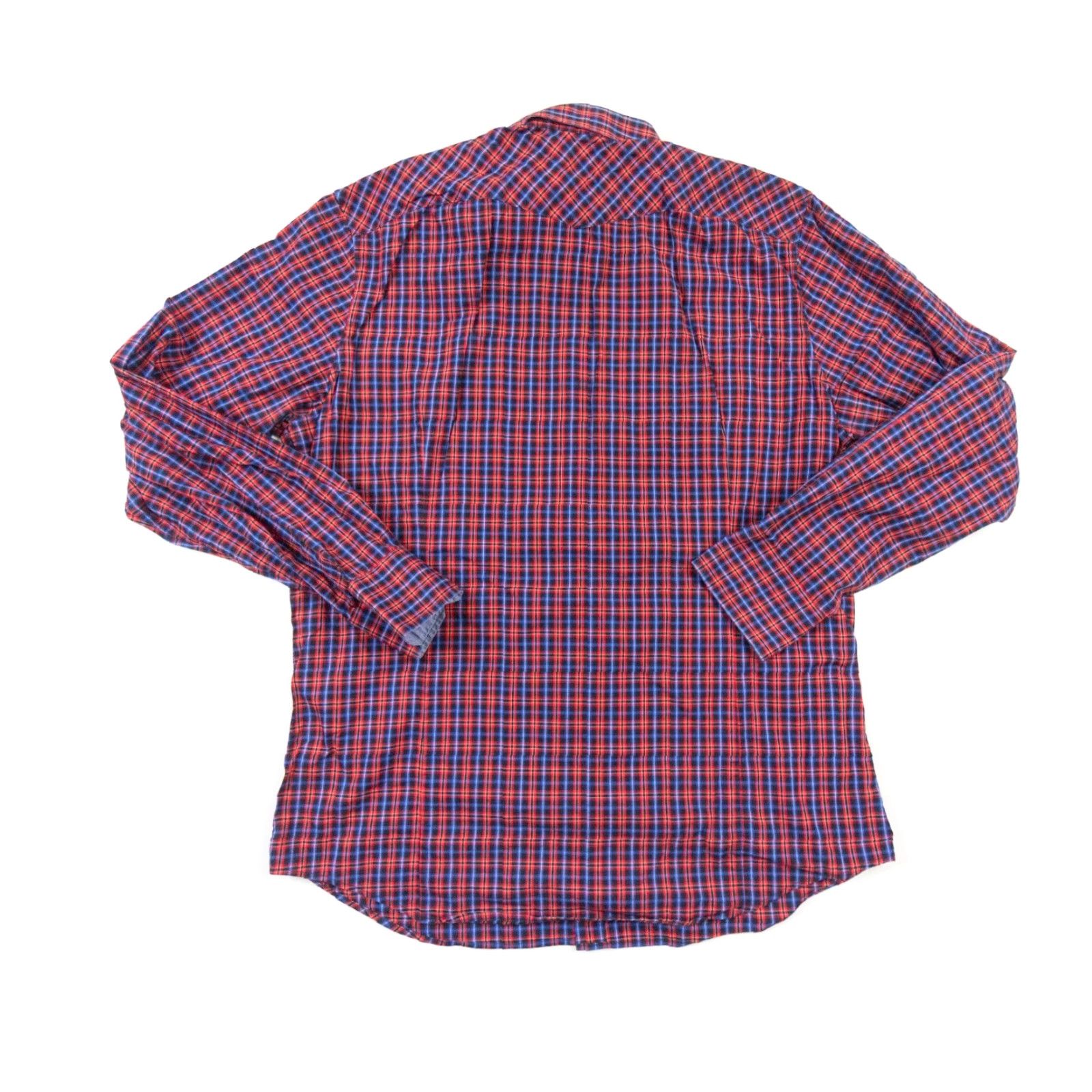 Banana Republic Banana Republic Slim Fit Snap Button Down Shirt Men's Large Multicolor Plaid Western Size US L / EU 52-54 / 3 - 6 Thumbnail