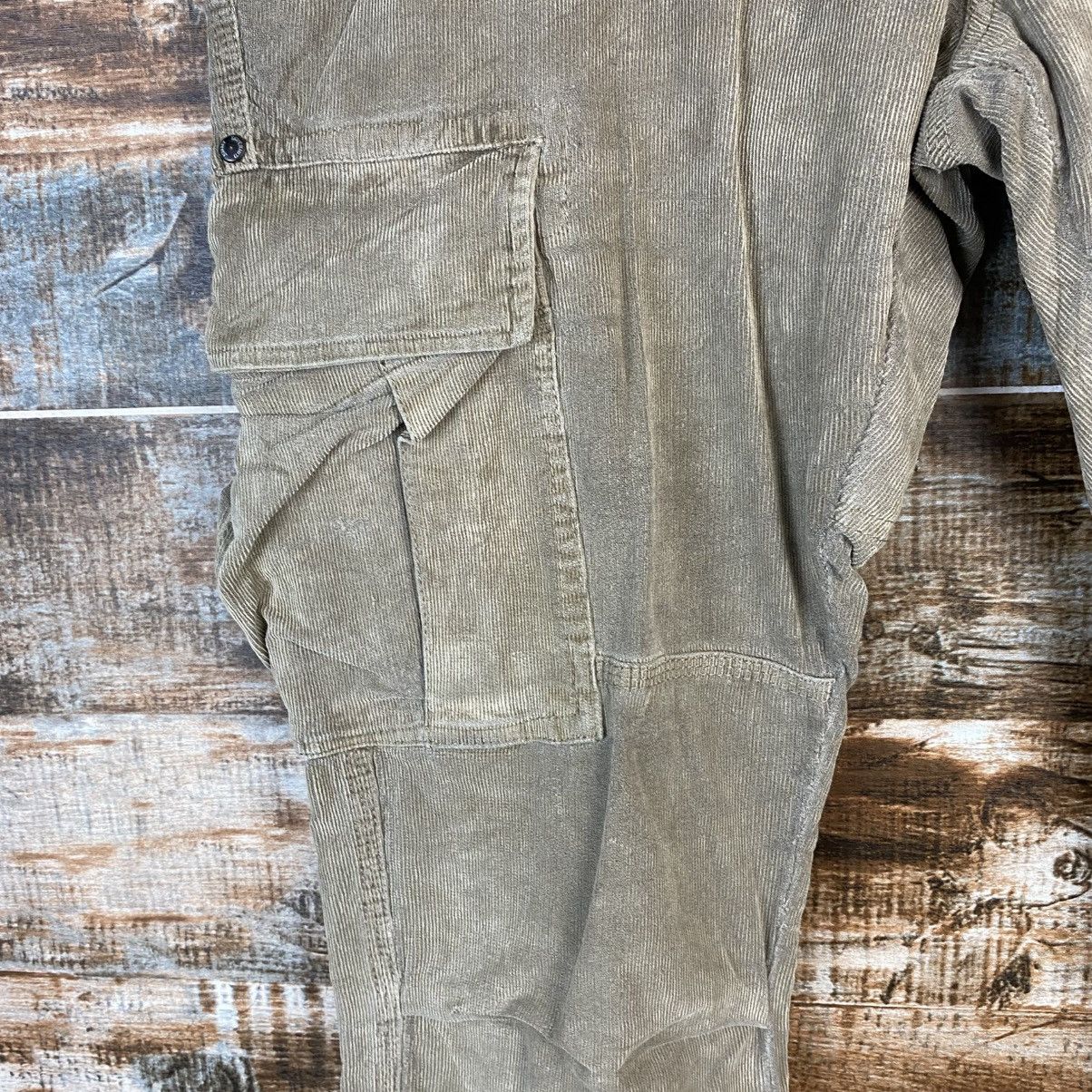 Jimmy Taverniti DL Jimmy Taverniti Beige Cargo Multipocket Pants #C1220 Size US 31 - 10 Thumbnail