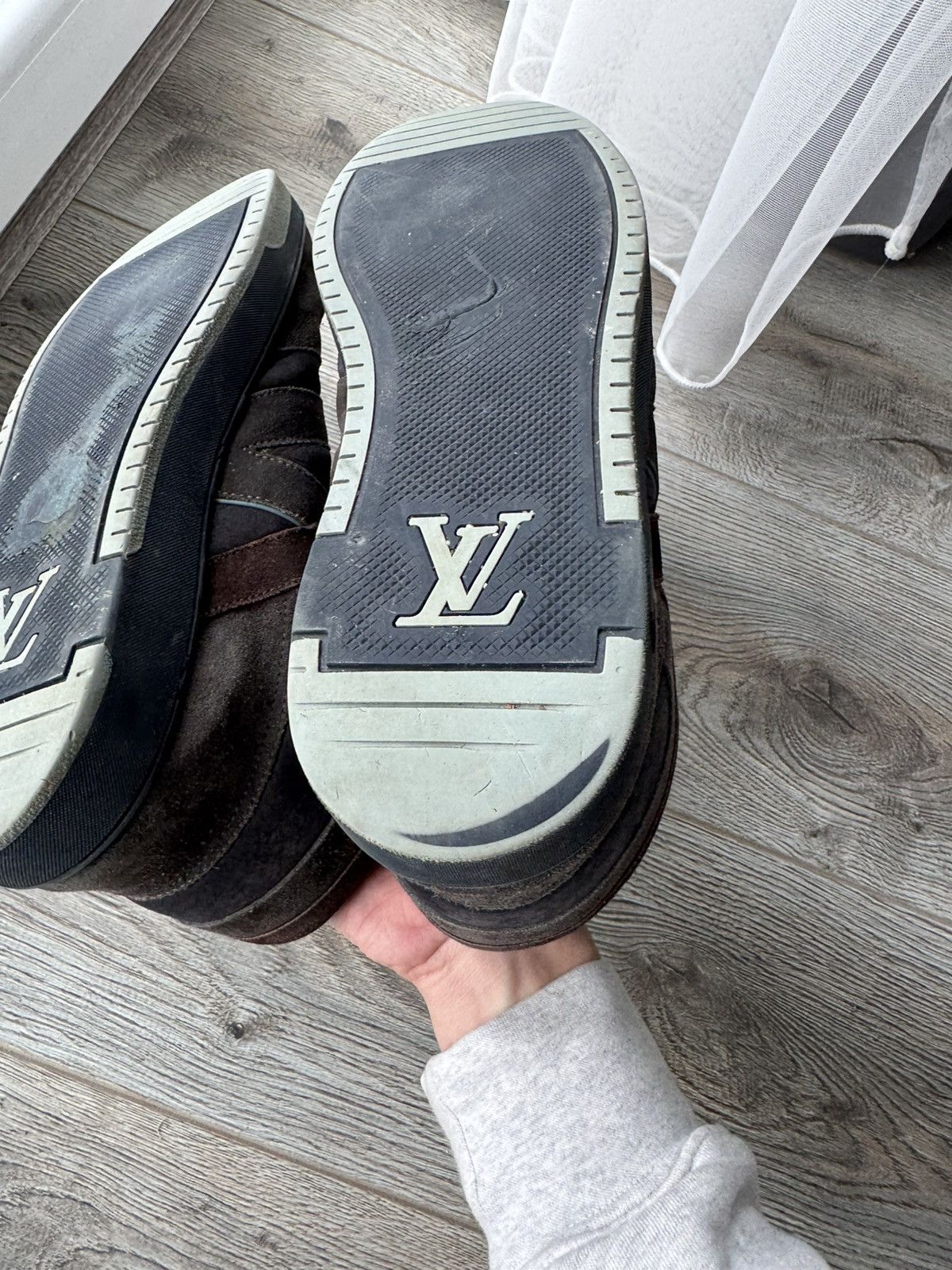 Louis Vuitton Louis Vuitton Tribe High Top Sneakers Size US 8.5 / EU 41-42 - 8 Thumbnail
