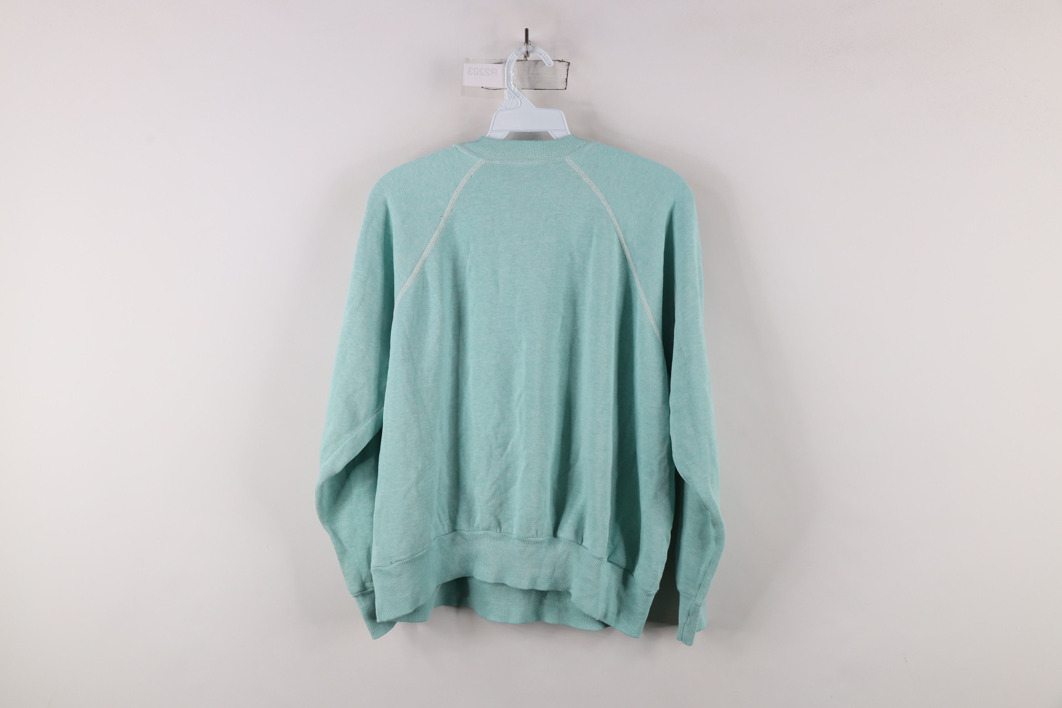 Vintage Vintage 70s Streetwear Blank Raglan Sweatshirt USA Size L / US 10 / IT 46 - 11 Thumbnail