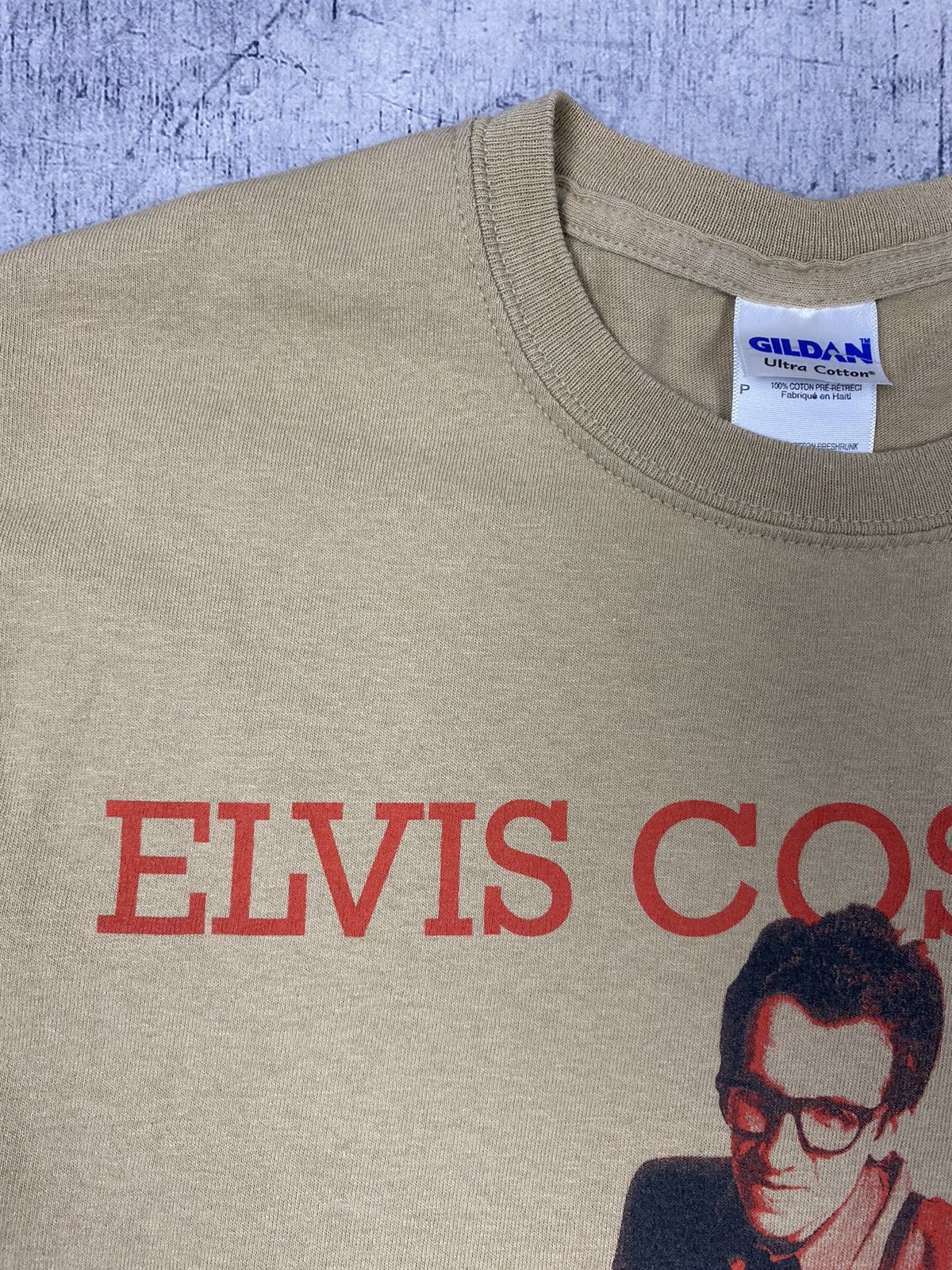 Vintage Vintage Elvis Costello 2010 under license to wifi Tee Size US S / EU 44-46 / 1 - 9 Thumbnail