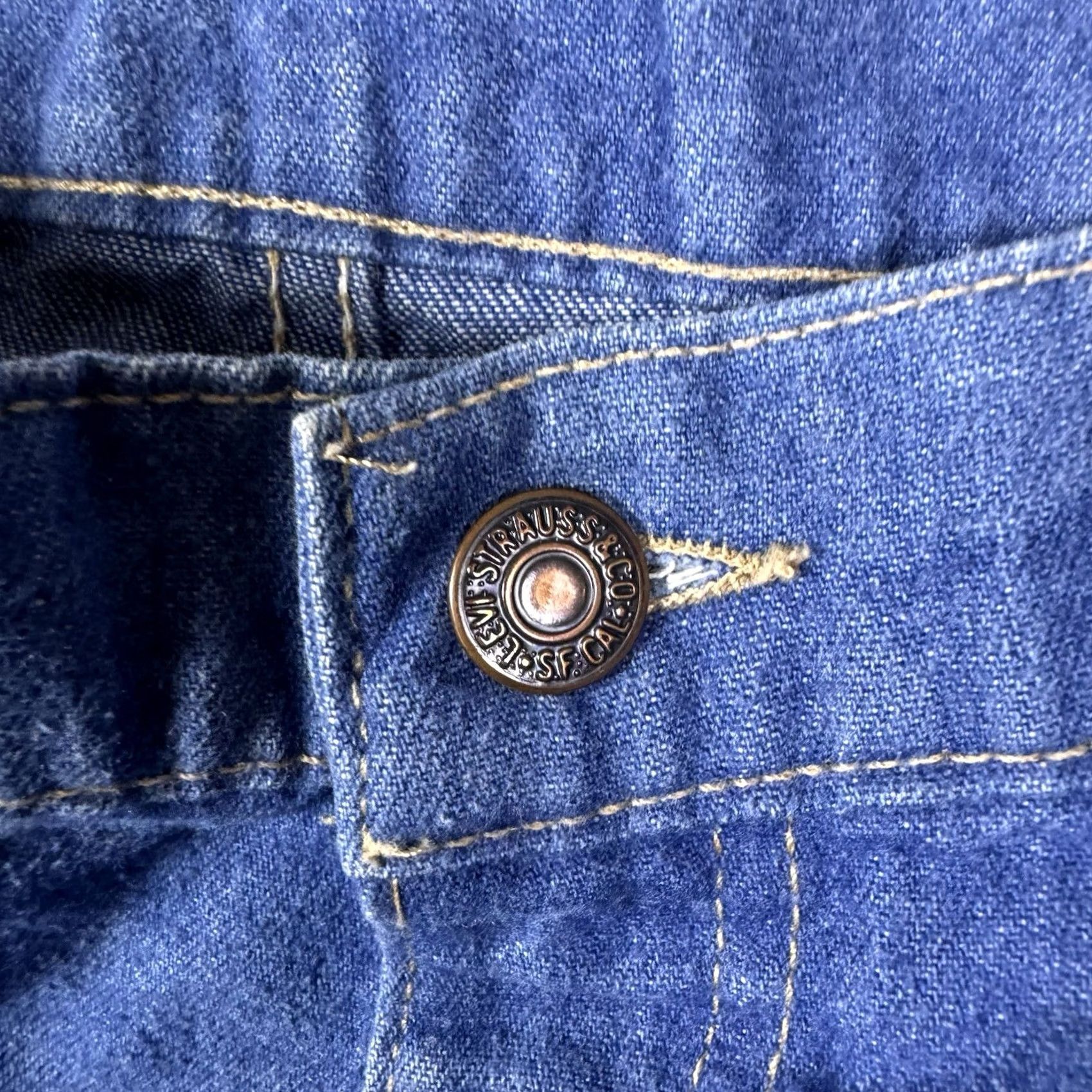 Levi's Vintage Orange Tab Levis Jeans Mens 36x27 Bootcut USA Made Denim 1988 80s 405 - 90s Size US 36 / EU 52 - 7 Thumbnail