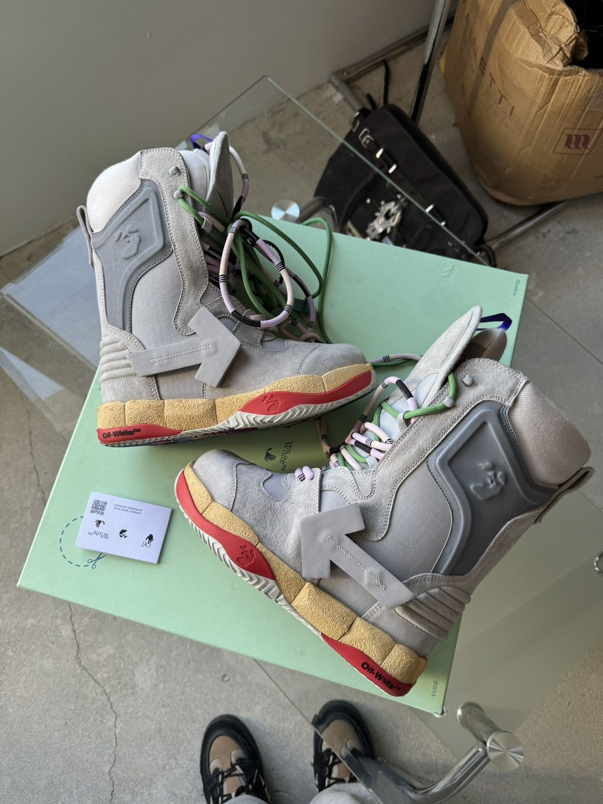 Off-White Off-White Snow Sneakers by Virgil Abloh Size US 6 / IT 36 - 14 Thumbnail