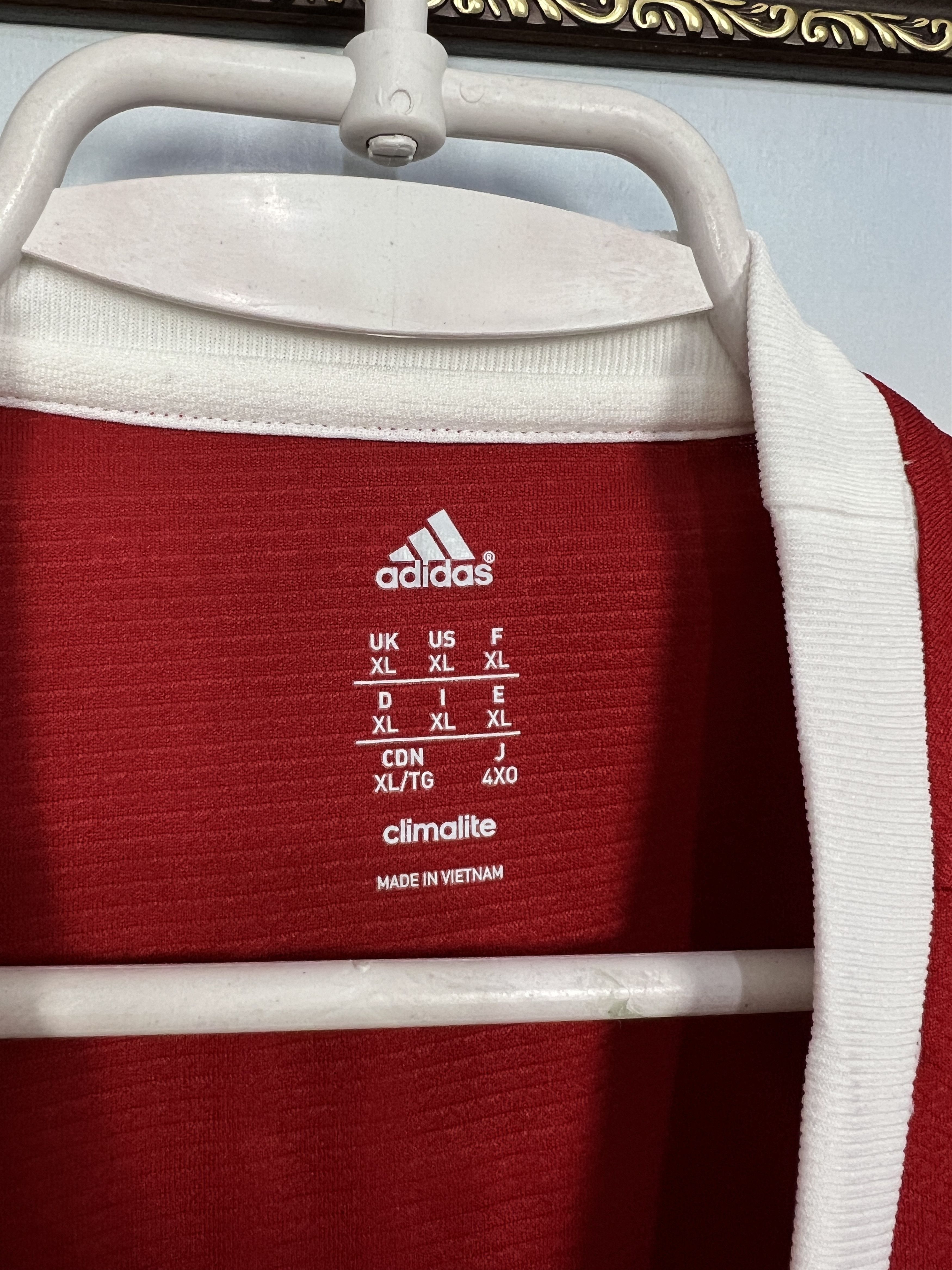 Adidas Hungary football shirt Soccer #9 Szalai Adidas Jersey Trikot Size US XL / EU 56 / 4 - 6 Thumbnail