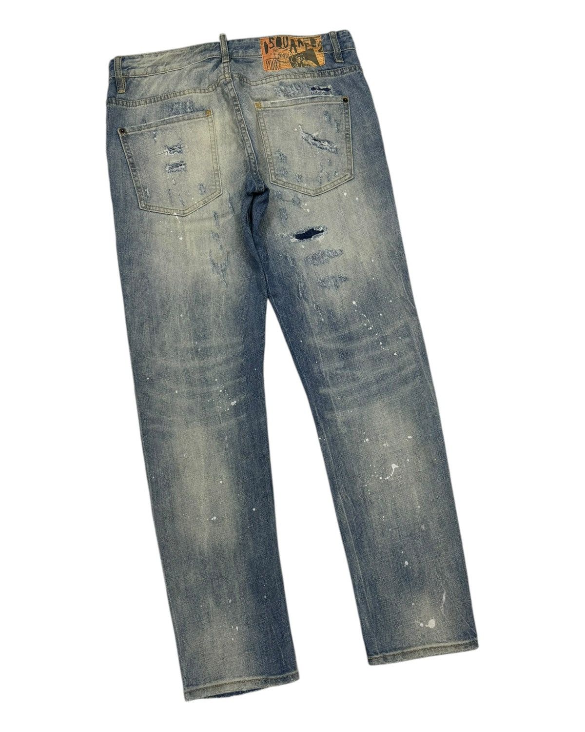 Dsquared2 DSQUARED2 🇮🇹 PUNK DISTRESSED DENIM ROCKSTAR JEANS Size US 34 / EU 50 - 7 Thumbnail