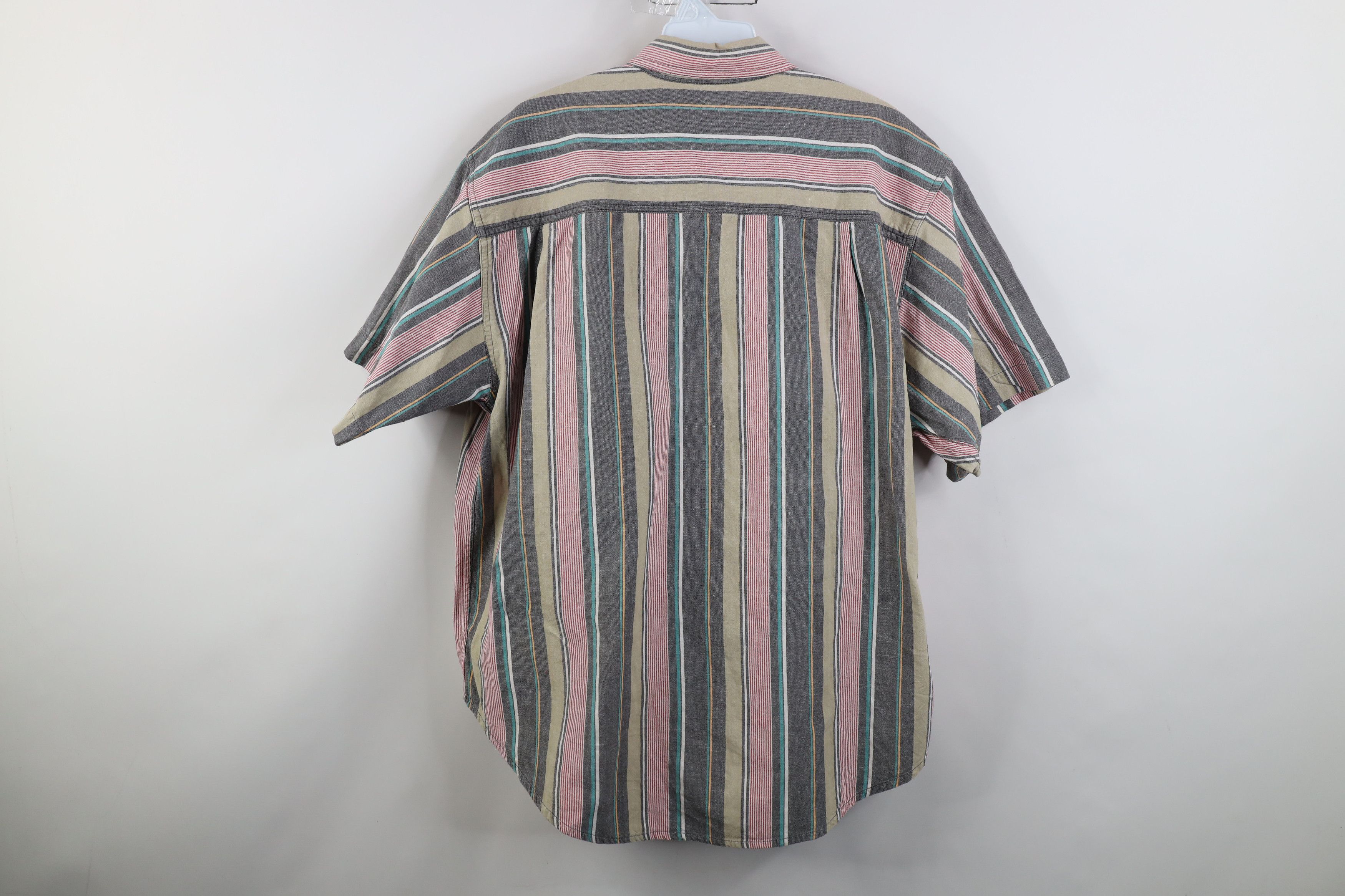 Vintage Vintage 90s Streetwear Short Sleeve Button Down Shirt Size US L / EU 52-54 / 3 - 10 Thumbnail