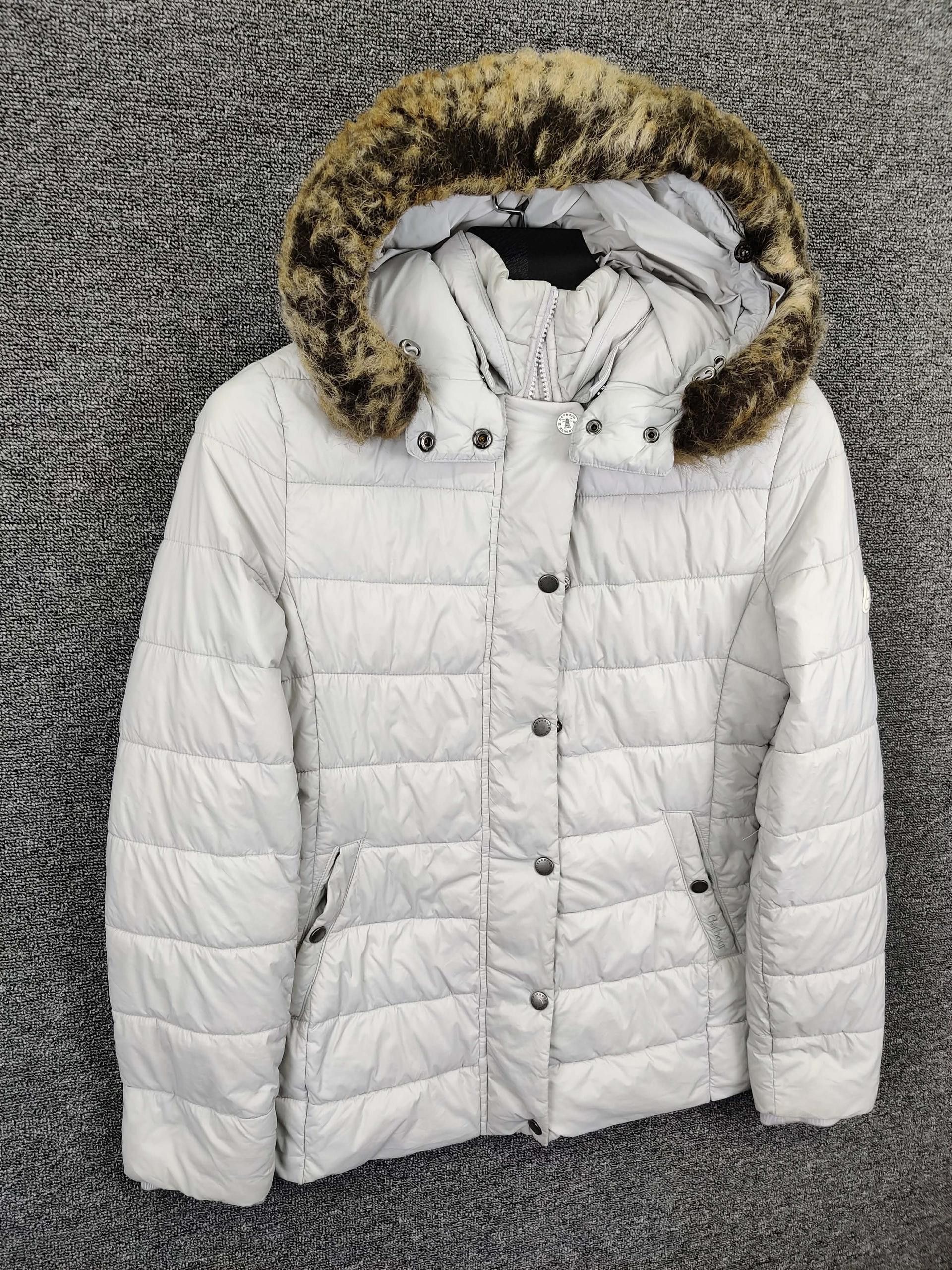 Barbour Vintage Barbour Fibredown Fur Hooded Jacket Size US S / EU 44-46 / 1 - 4 Thumbnail