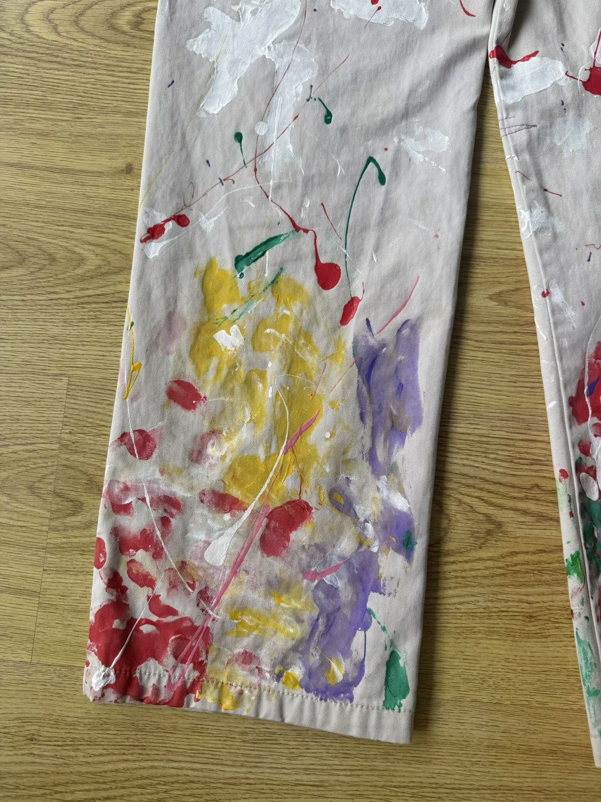 Nautica Vintage Custom Paint Splatter Pants Size US 30 / EU 46 - 11 Thumbnail