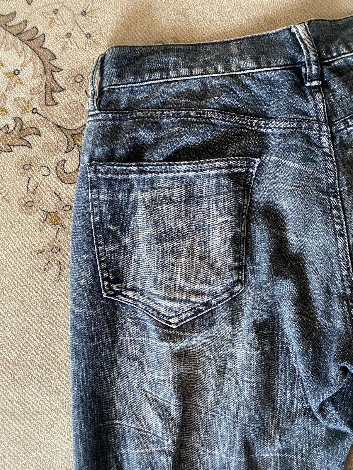 Japanese Brand Japanese Brand Lightning Style Distressed Denim Size US 32 / EU 48 - 7 Thumbnail