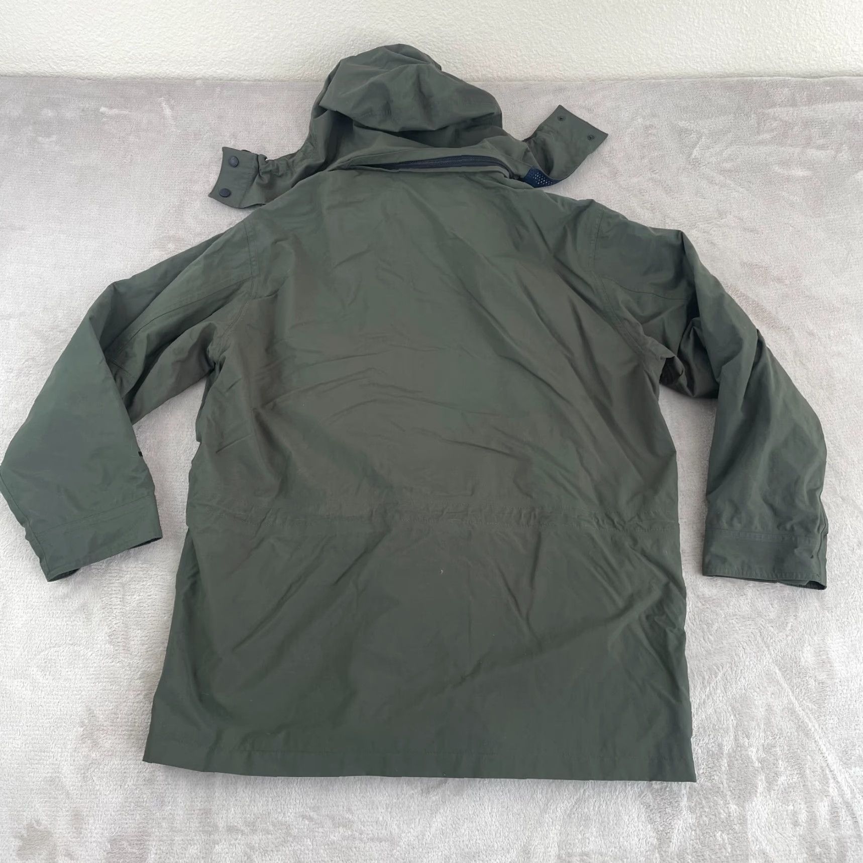 Eddie Bauer Eddie Bauer WeatherEdge Jacket Men Large Olive Green Removable Hood Full Zip Size US L / EU 52-54 / 3 - 7 Thumbnail