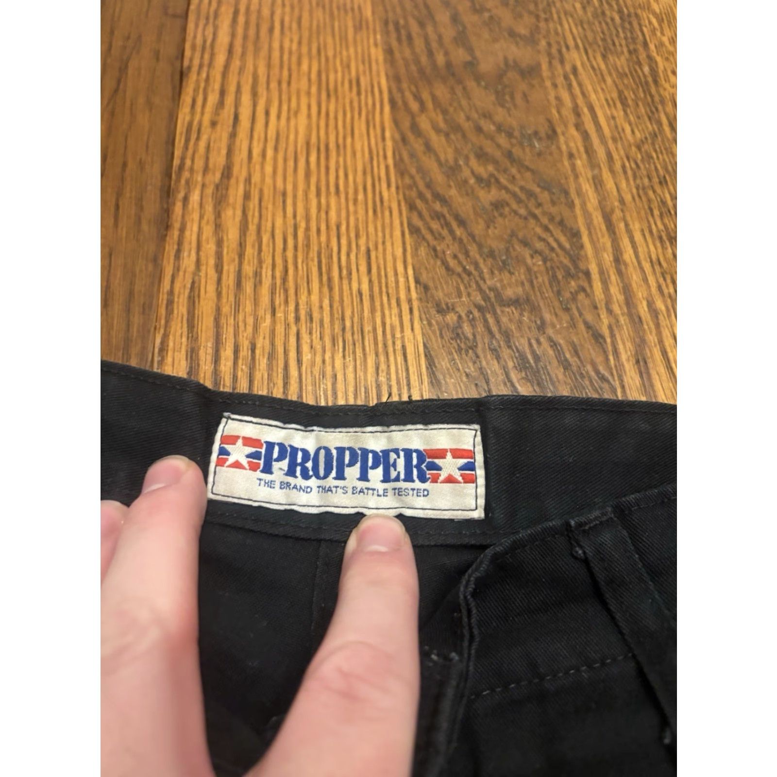 Propper VINTAGE PROPPER Combat Tactical Regular Cargo Pants Black Size M Men Pants Cargo Pocket Army Theme 32in Inseam Regular Fit Mens Size US 31 - 2 Thumbnail