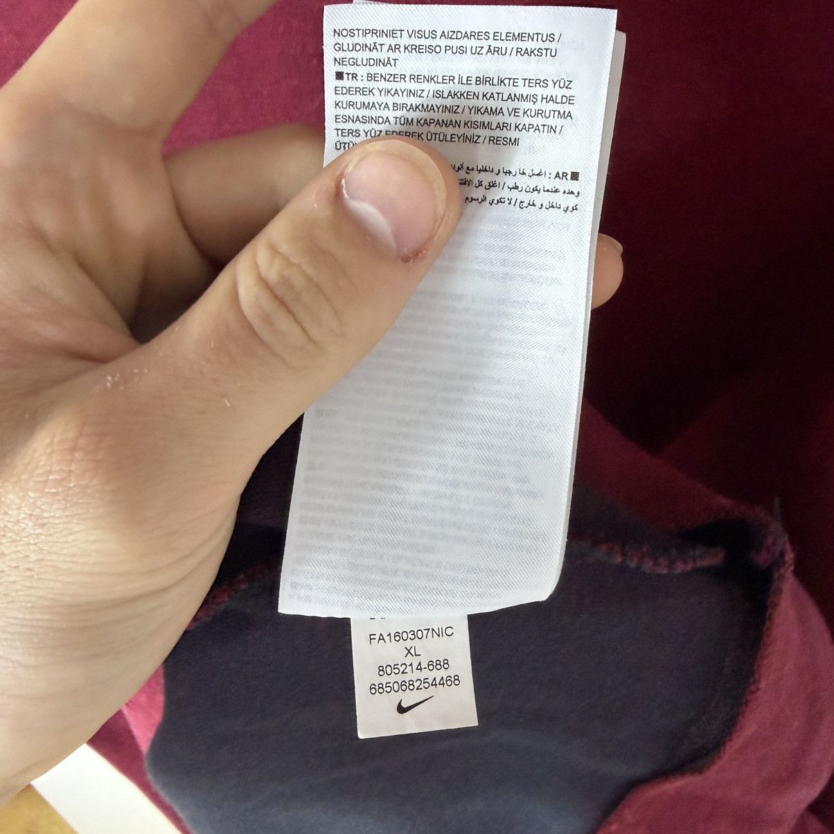 Nike Nike Tech Fleece Red Ninja Hoodie Streetwear Y2K Size US XL / EU 56 / 4 - 8 Thumbnail